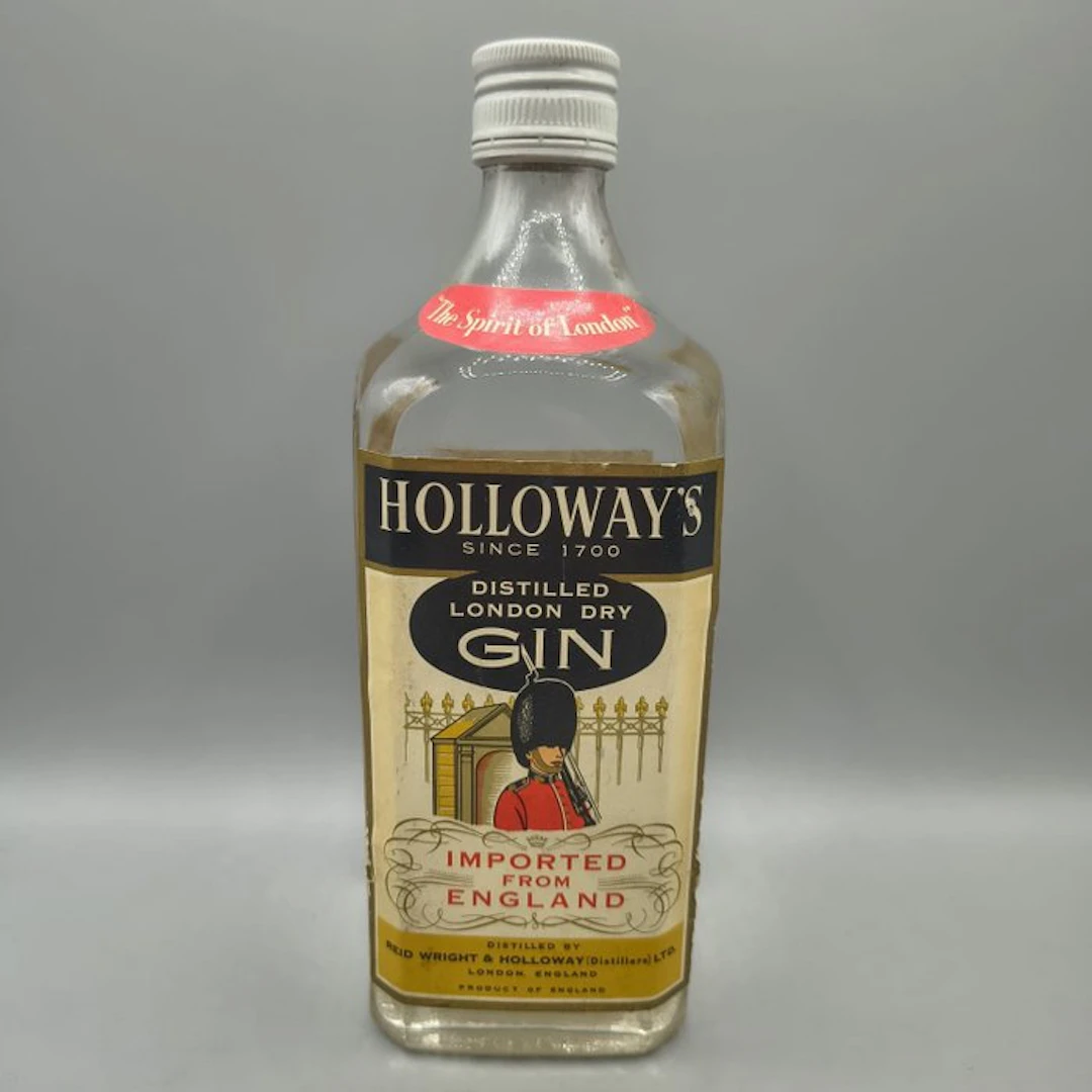 Holloway's - Distilled London Dry Gin - b. 1960s - 750ml