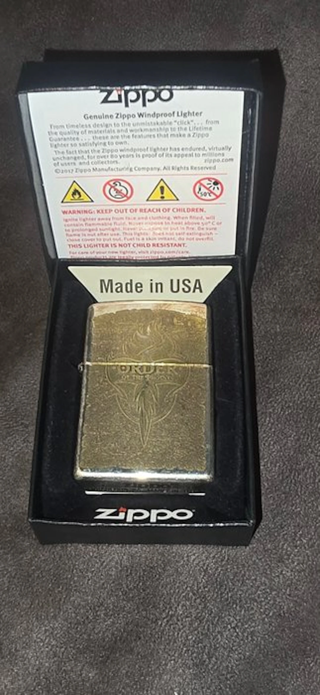 Zippo - No reserve price - Pocket lighter - Brass