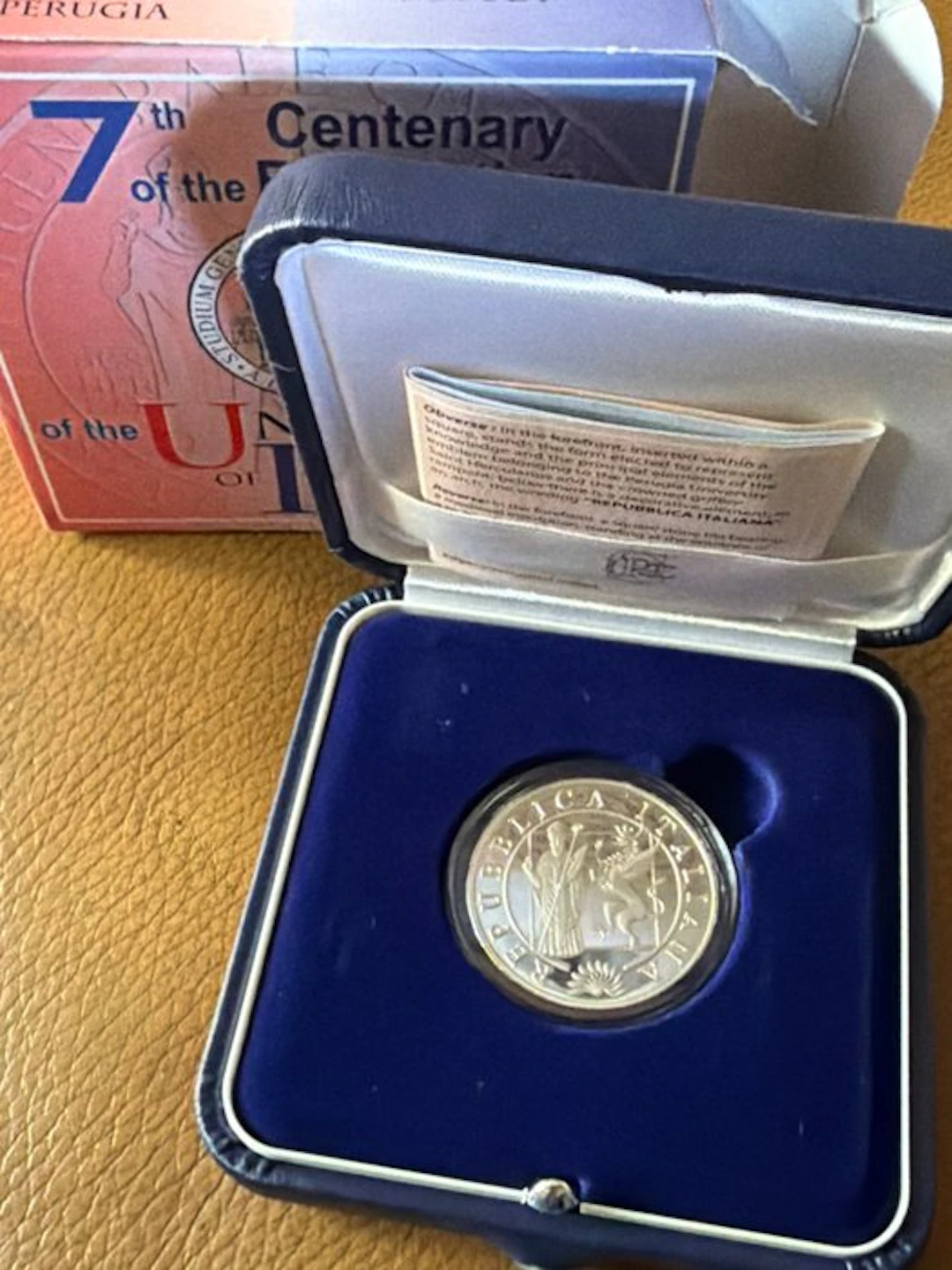 Italy. 10 Euro 2008 "Universita Perugia" (No reserve price)