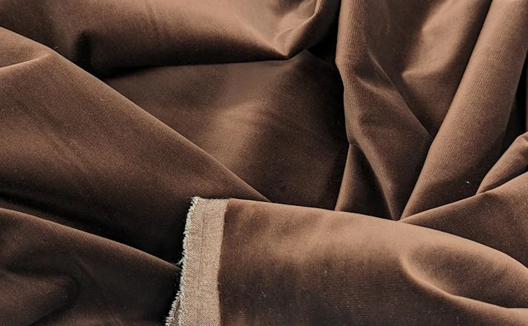Fendi Casa Velluto rasato color castagna by Luxury Living...