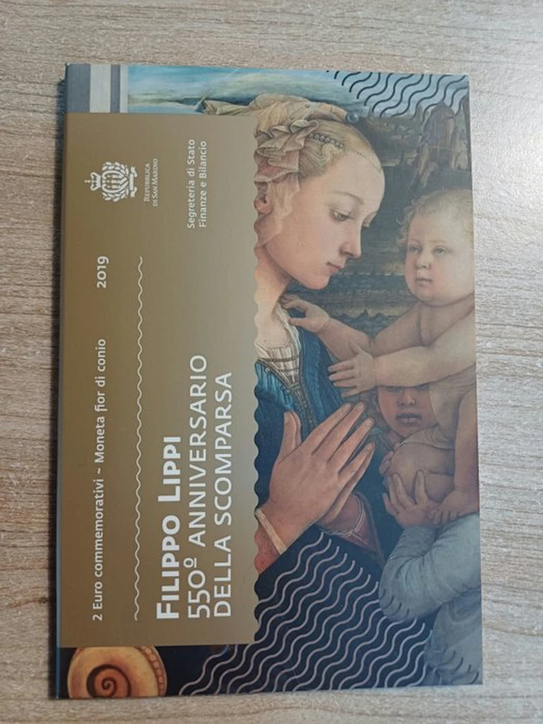 San Marino. 2 Euro 2019 "Filippo Lippi" (No reserve price)