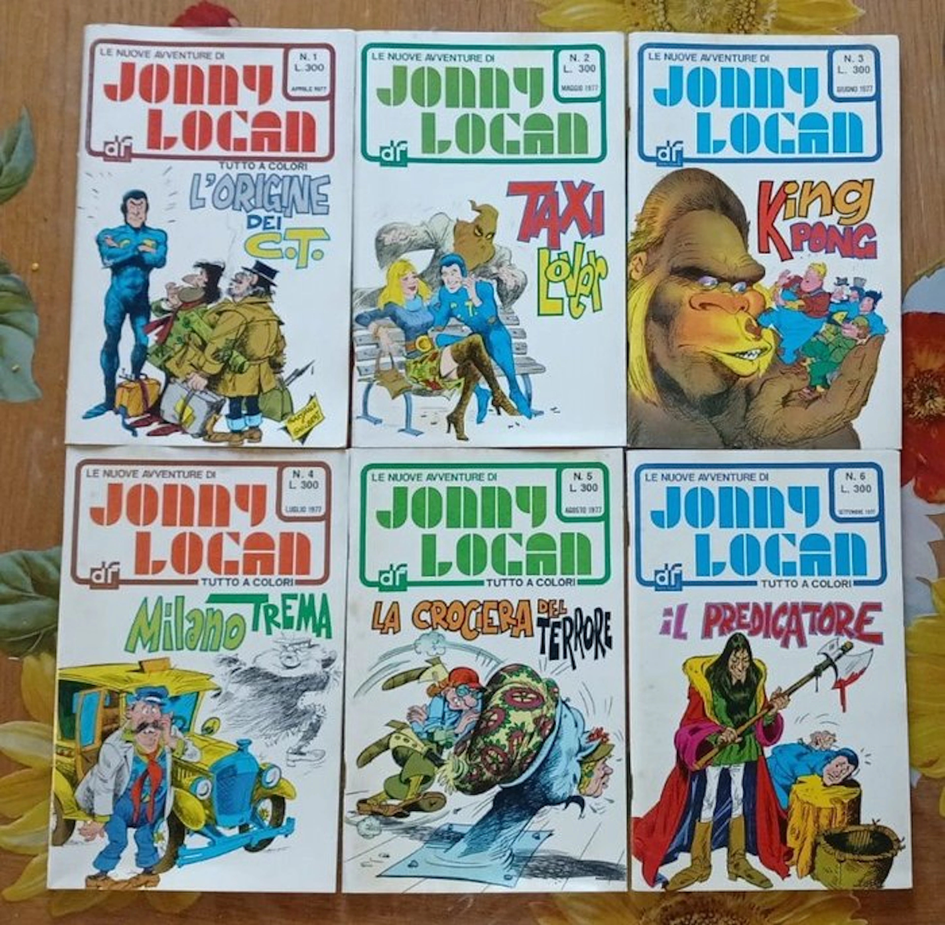 Le Nuove Avventure di Jonny Logan nn. 1/21 - serie completa - 21 Comic - 1977