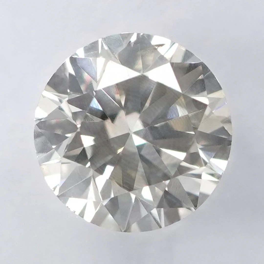 1 pcs Diamond (Natural coloured) - 0.51 ct - Round...