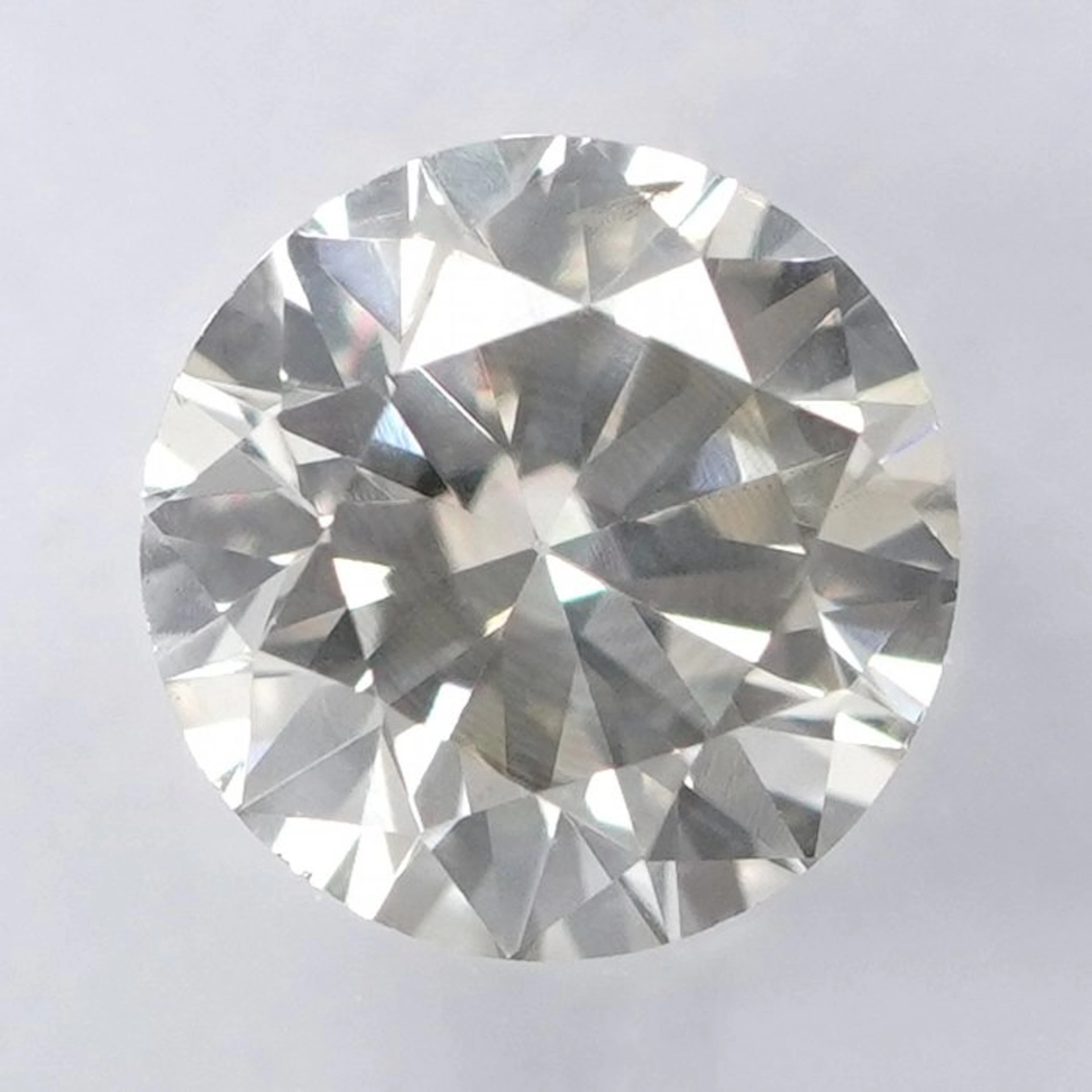 1 pcs Diamond (Natural coloured) - 0.51 ct - Round...