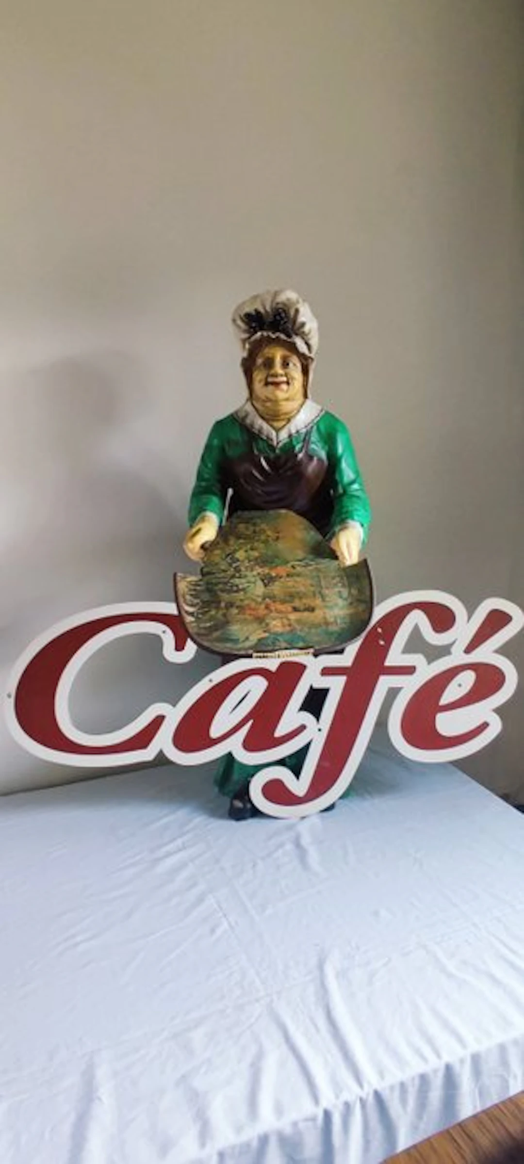 Sign - Gorgeous vintage hospitality image of a waitress...