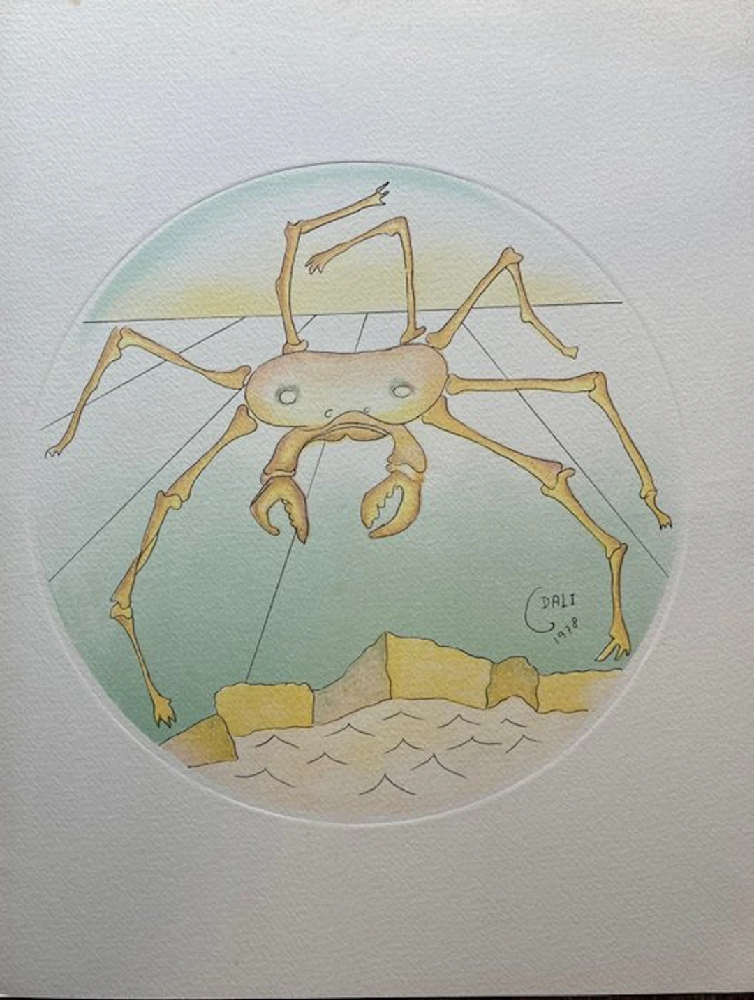 Salvador Dali (1904-1989) - Les signes du zodiaque : Le Cancer