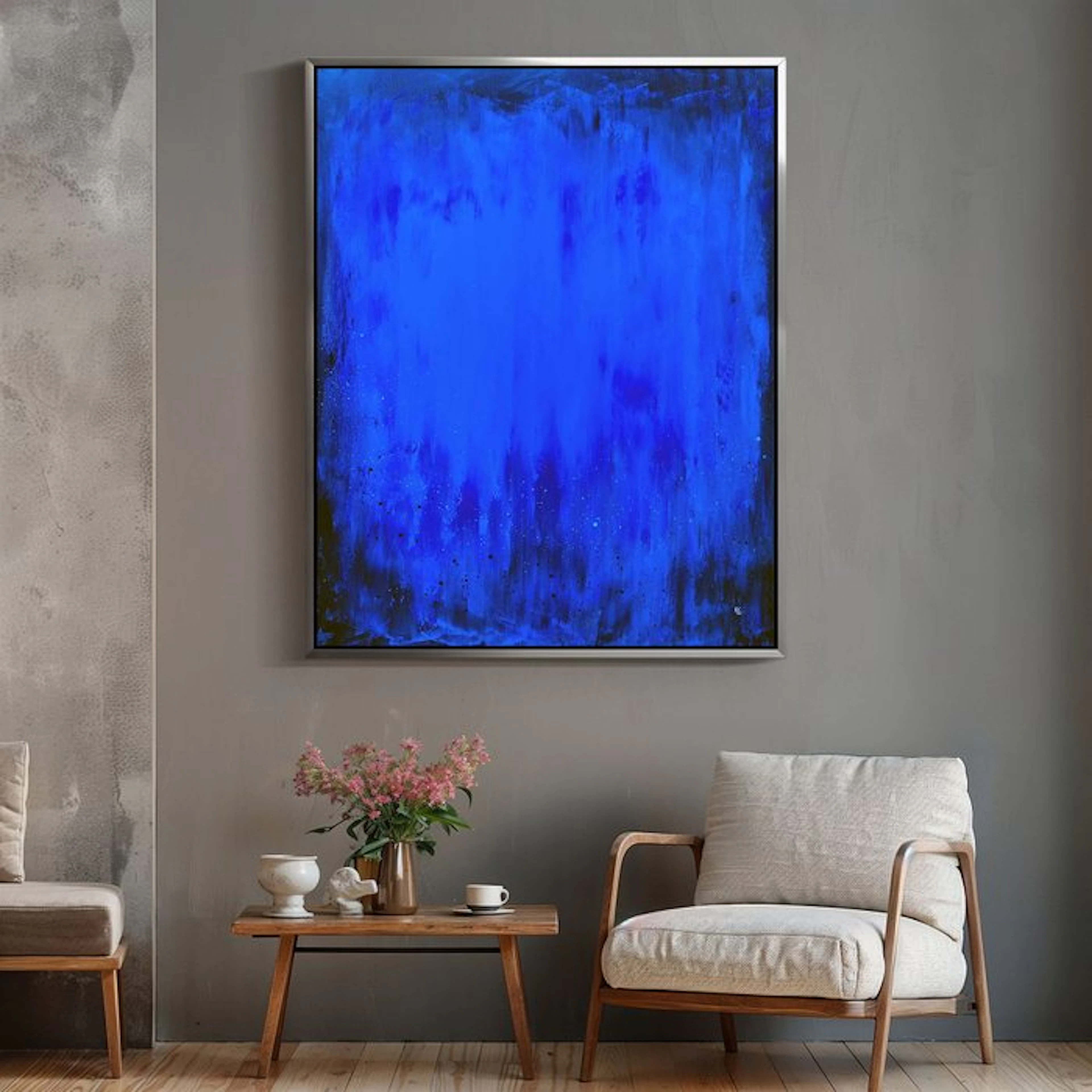 Noelia Correa Art - FALIN . Azul Profundo XL