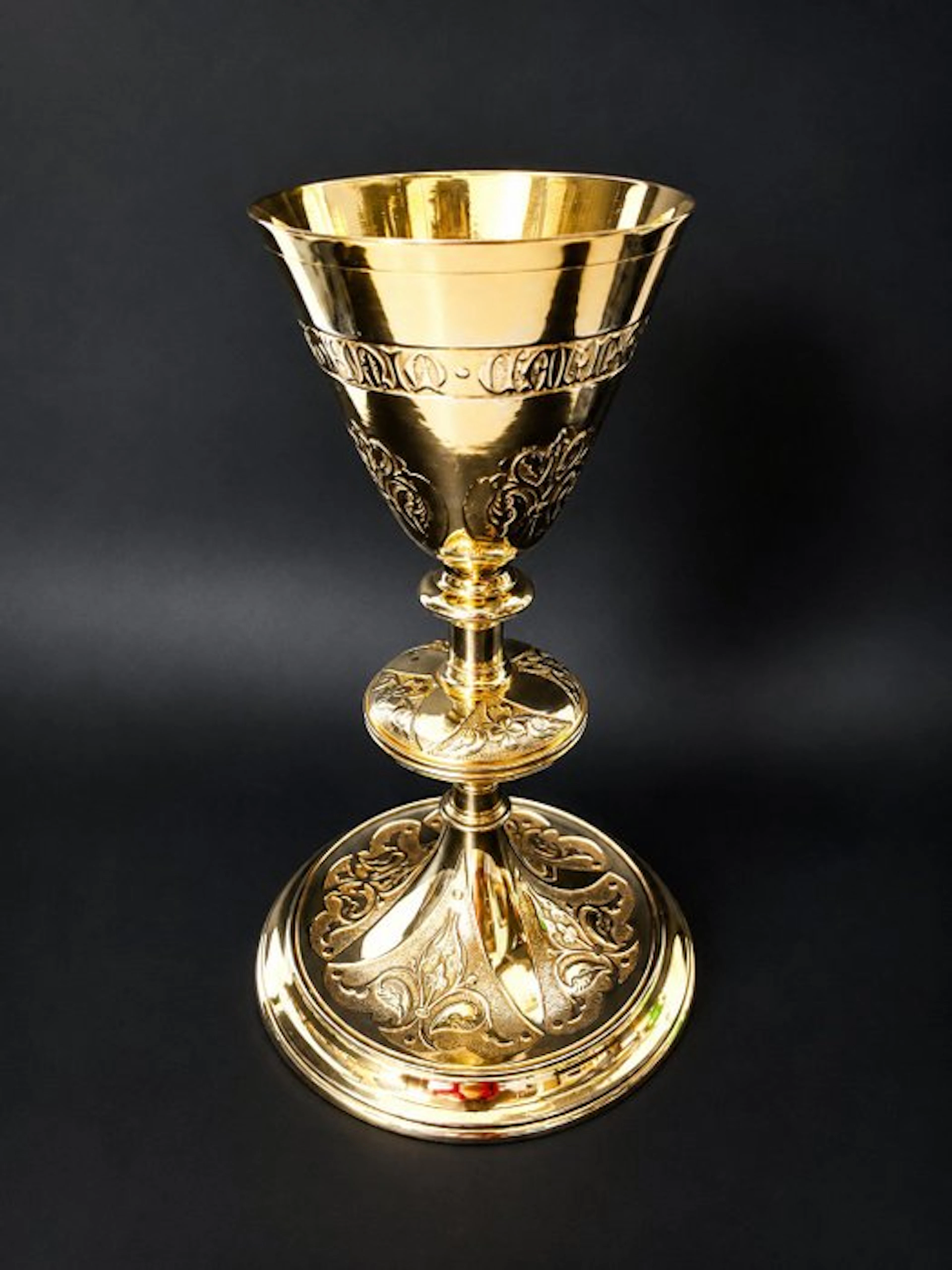 Poussielgue-Rusand - Chalice - Vermeil - Chalice in Flamboyant Neo-Gothic style