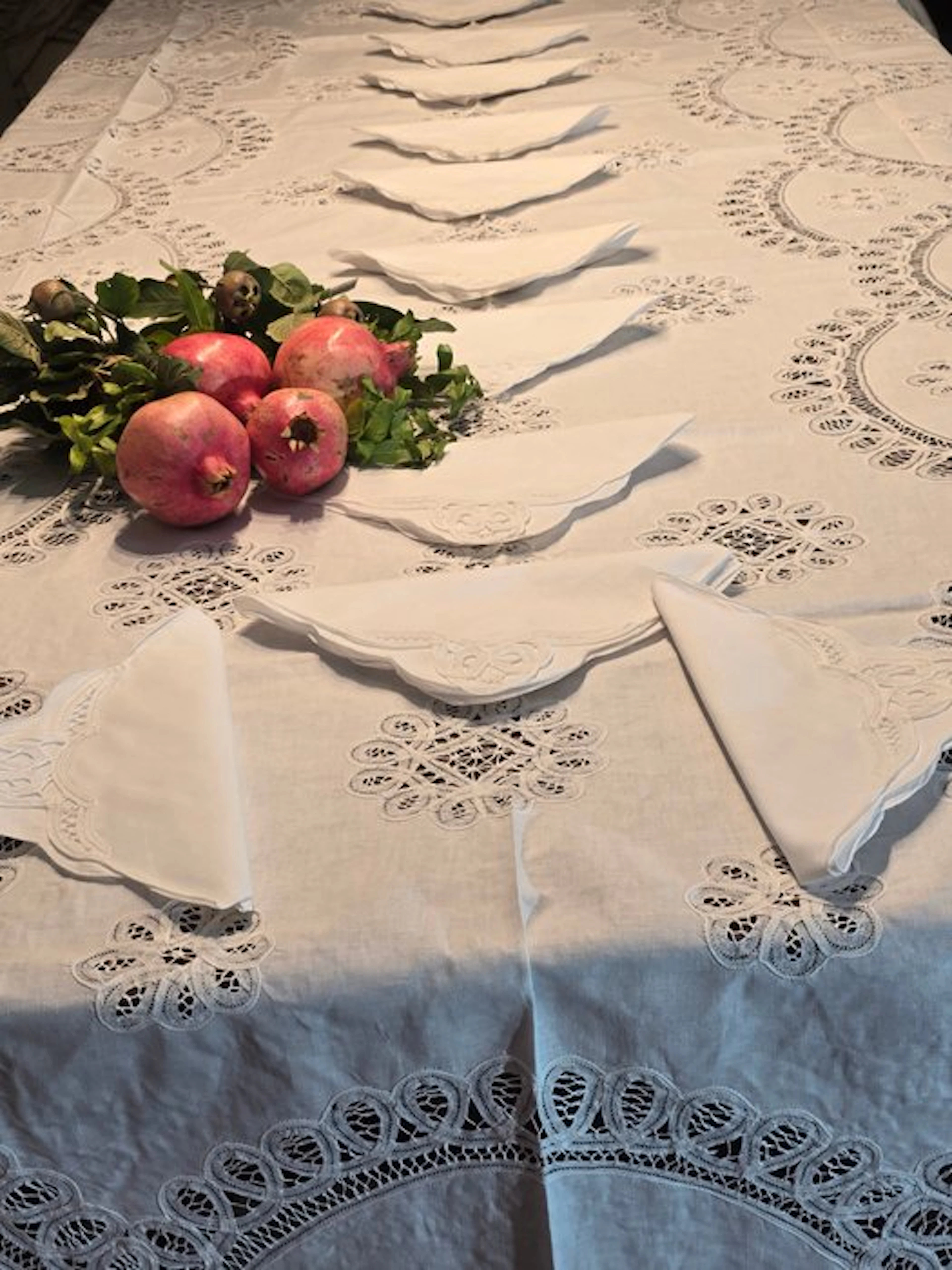Tablecloth (19) - 390 cm - 175 cm - Large tablecloth