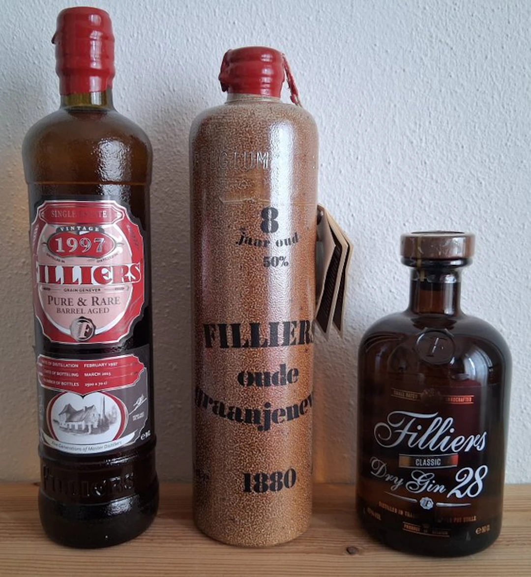 Filliers - Grain Genever Vintage 1997 + Genever 8yo + Dry gin 28 - b