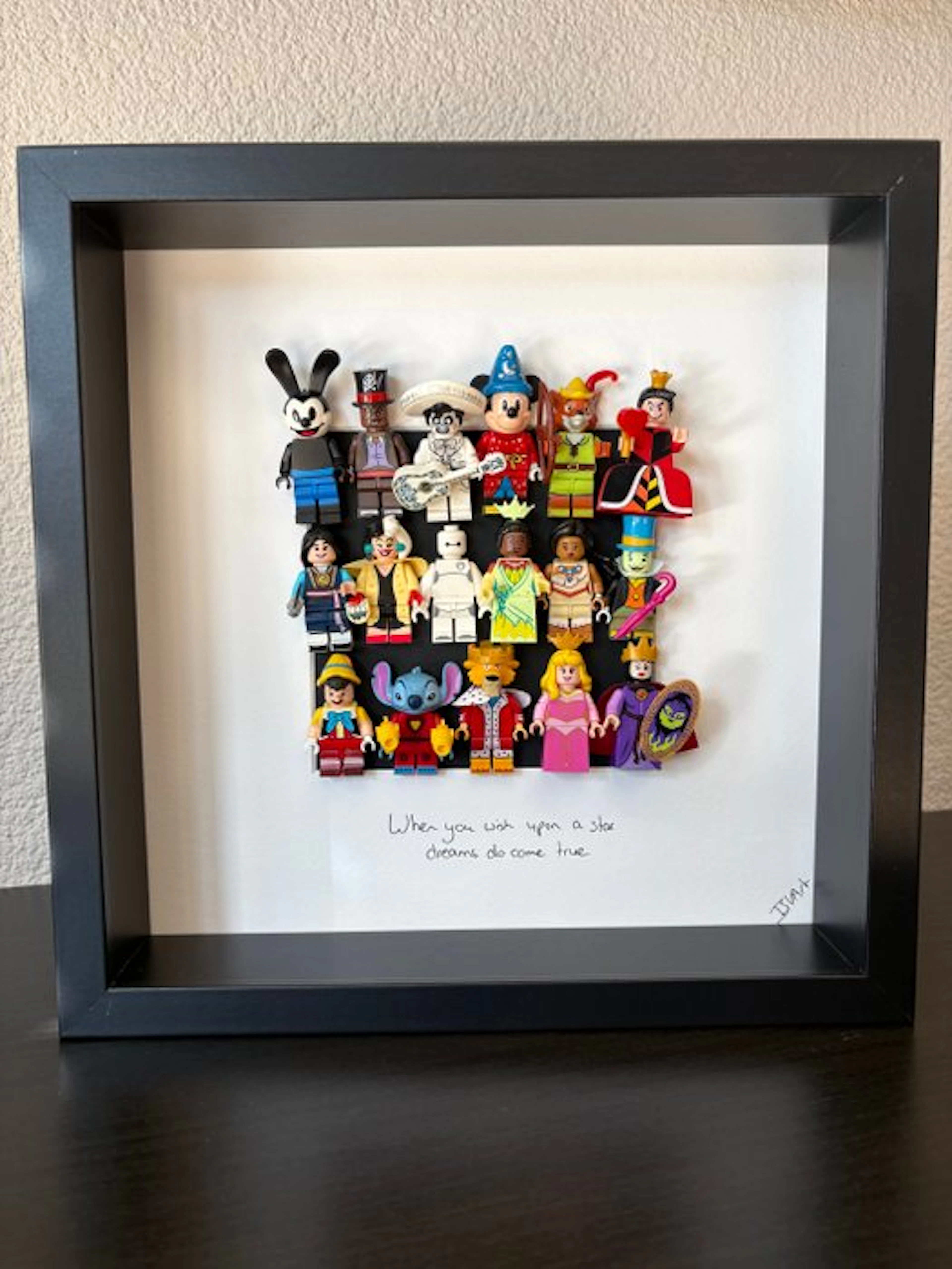 ISV Art - Framed Art - Lego Disney - Wish upon a star