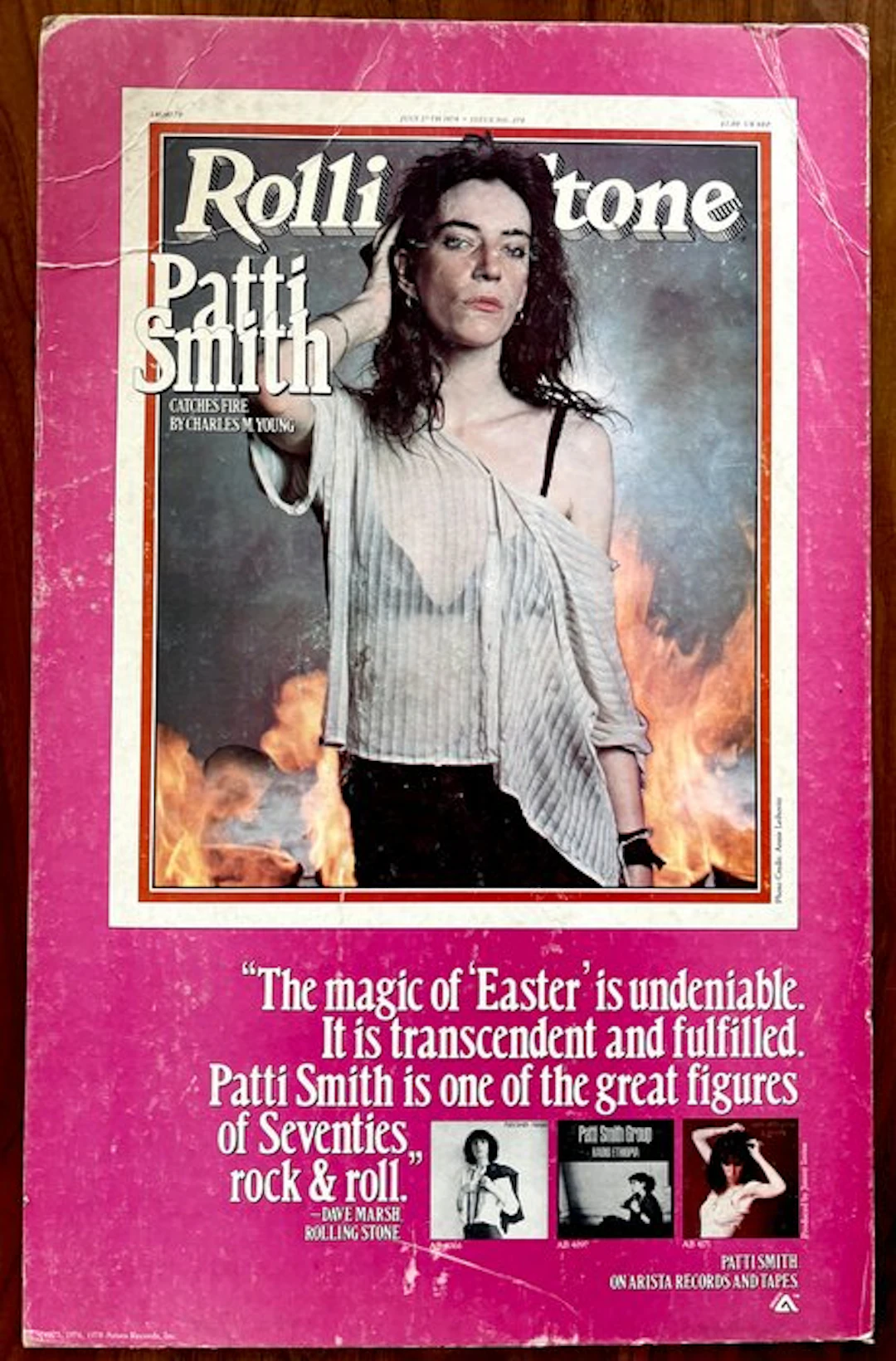 Patti Smith - Promotional item, Arista Promo Shopdisplay - 1978