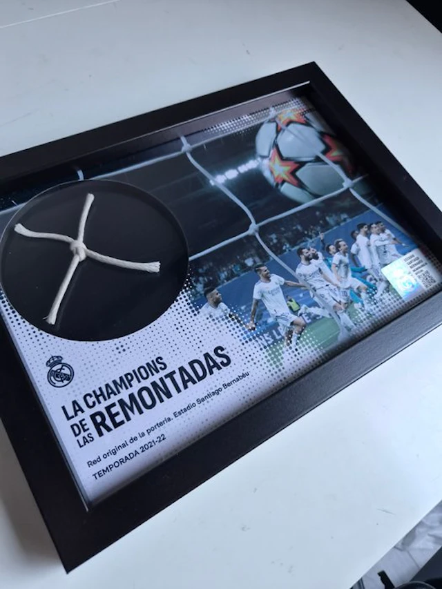 Real Madrid goal net Santiago Bernabéu