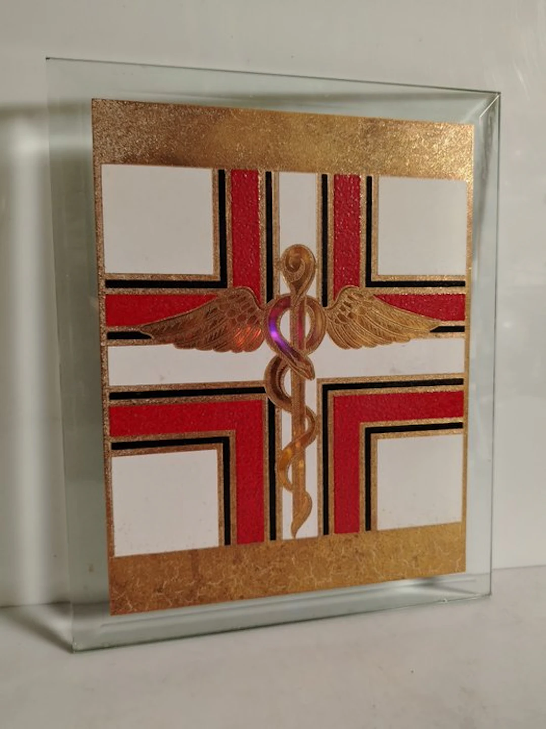 Pharmacists - 1980s - Sign - Glass