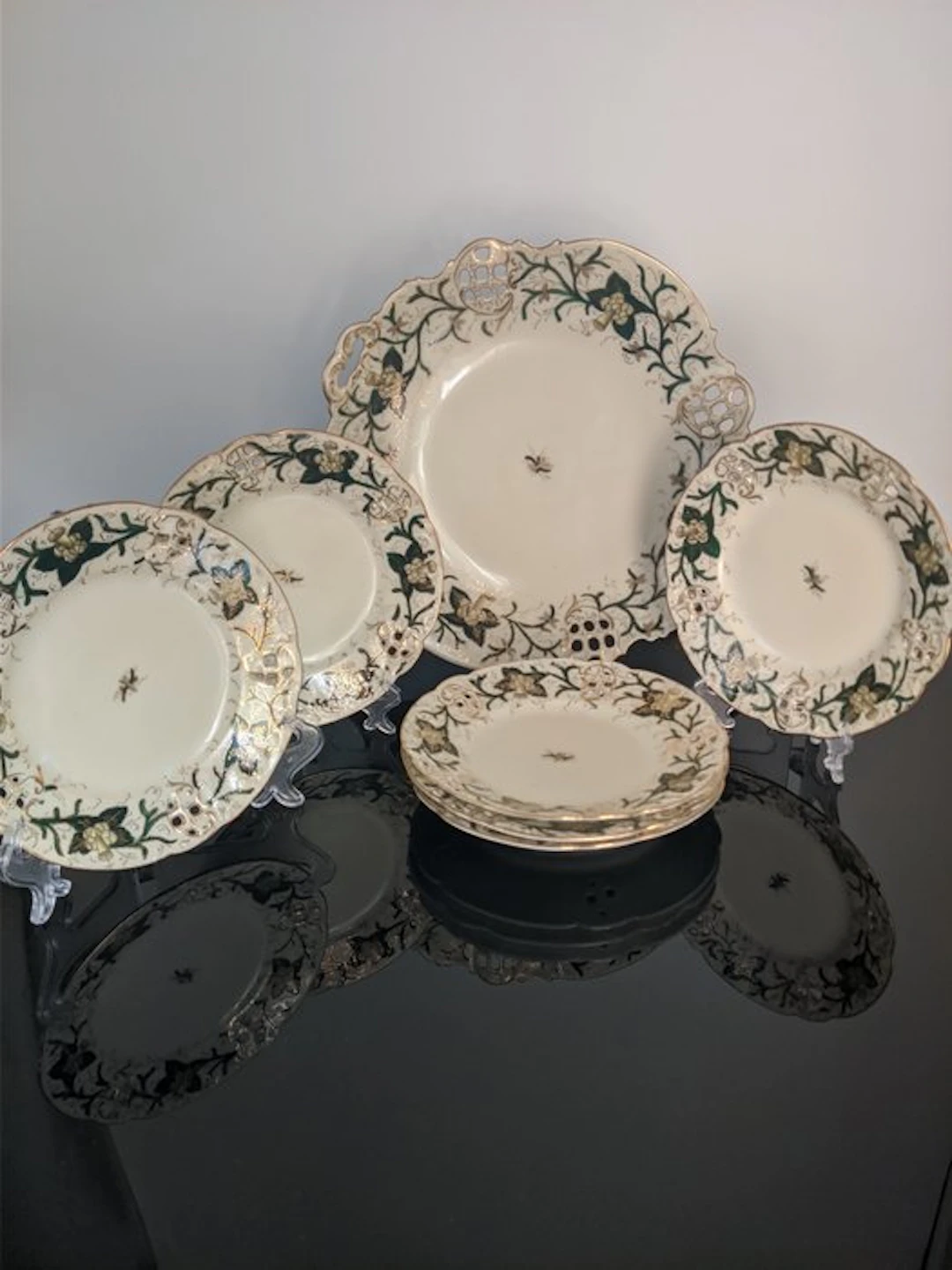 Rosenthal - Dessert service (7) - Moliere - Biscuit porcelain