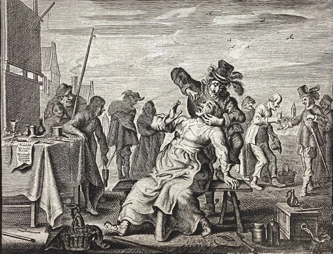 Adriaen Van de Venne (1589-1662), after - Il cavadenti