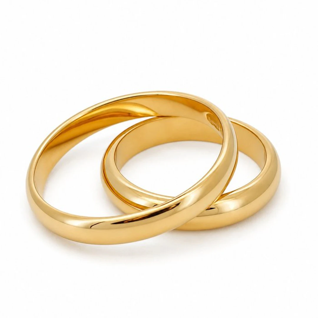 UnoAErre - Ring - 18 kt. Yellow gold - Made in Italy - Handmade
