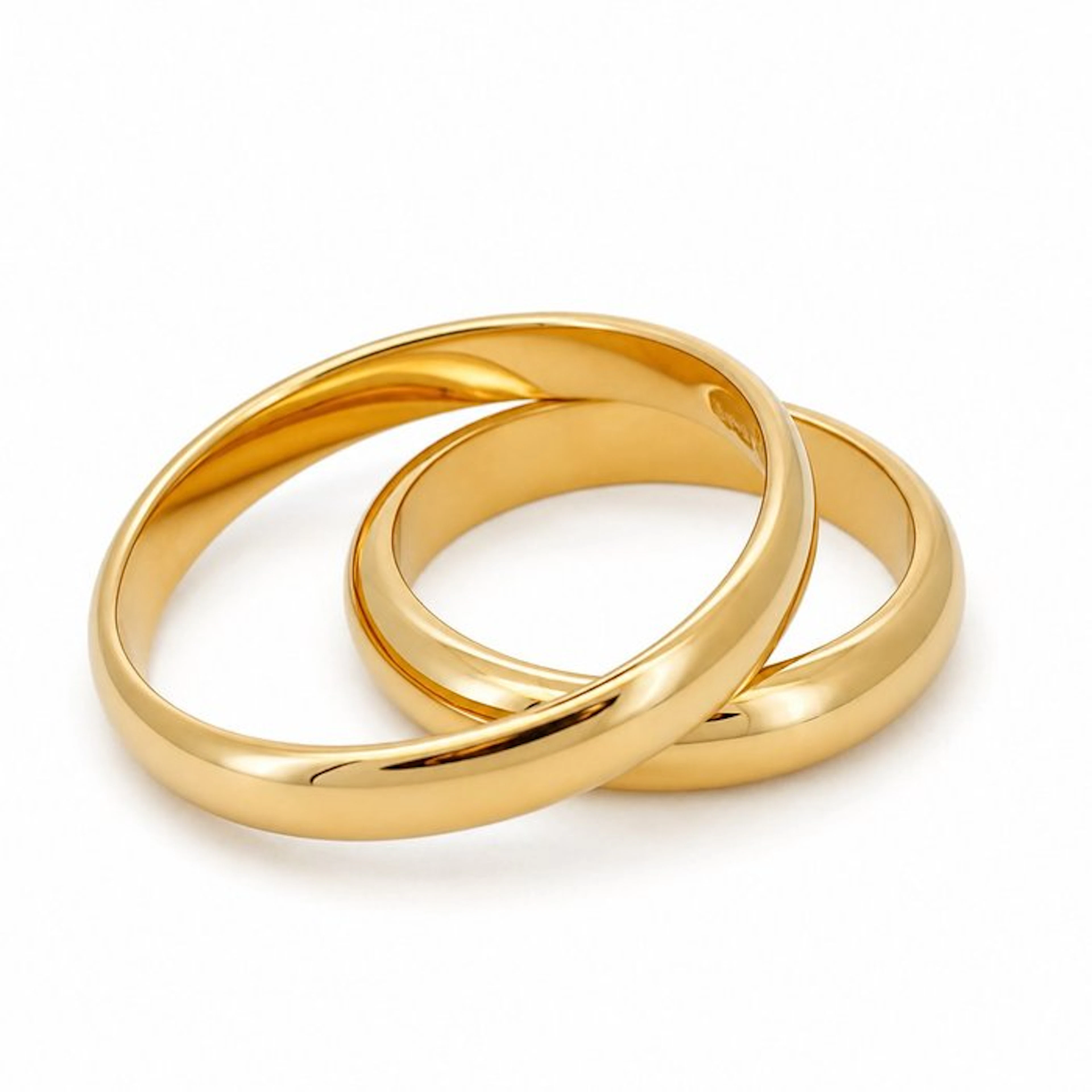 UnoAErre - Ring - 18 kt. Yellow gold - Made in Italy - Handmade
