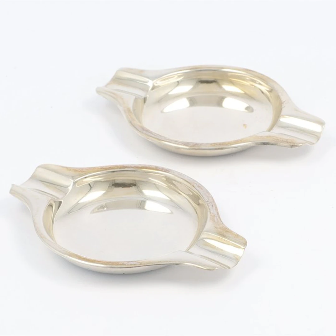 Zilverfabriek Voorschoten - Ashtray (2) - .835 silver