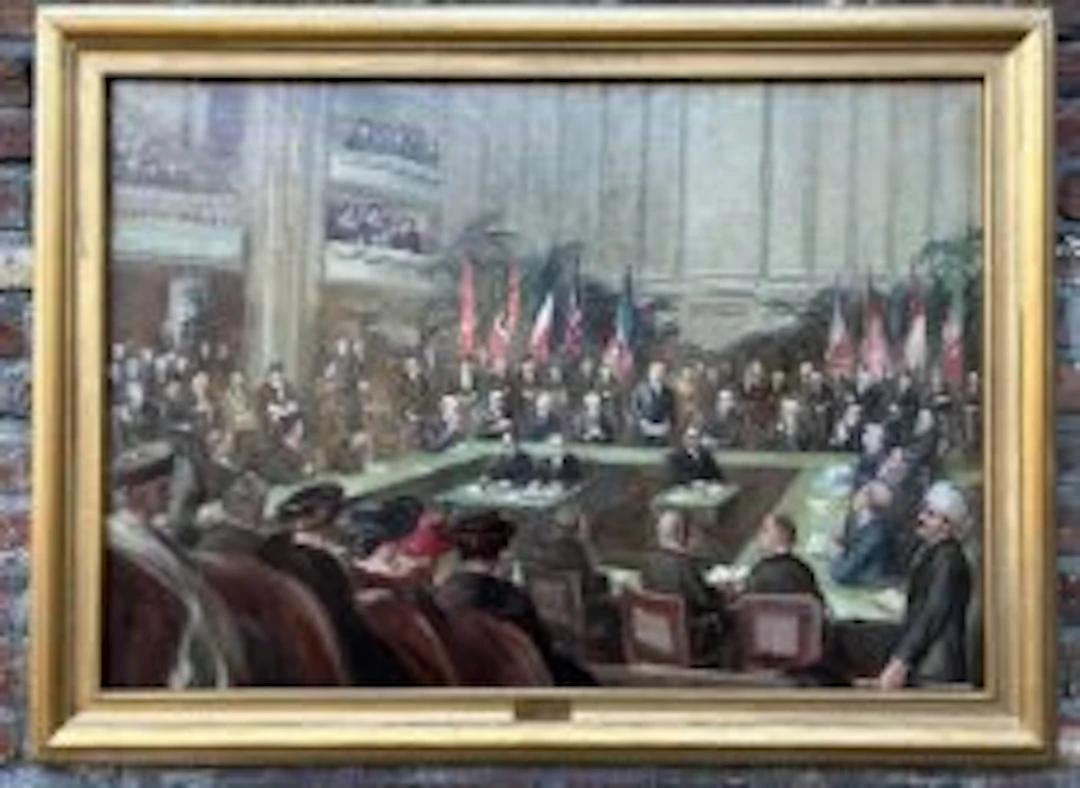 American school (XX) - Groot schilderij van de...