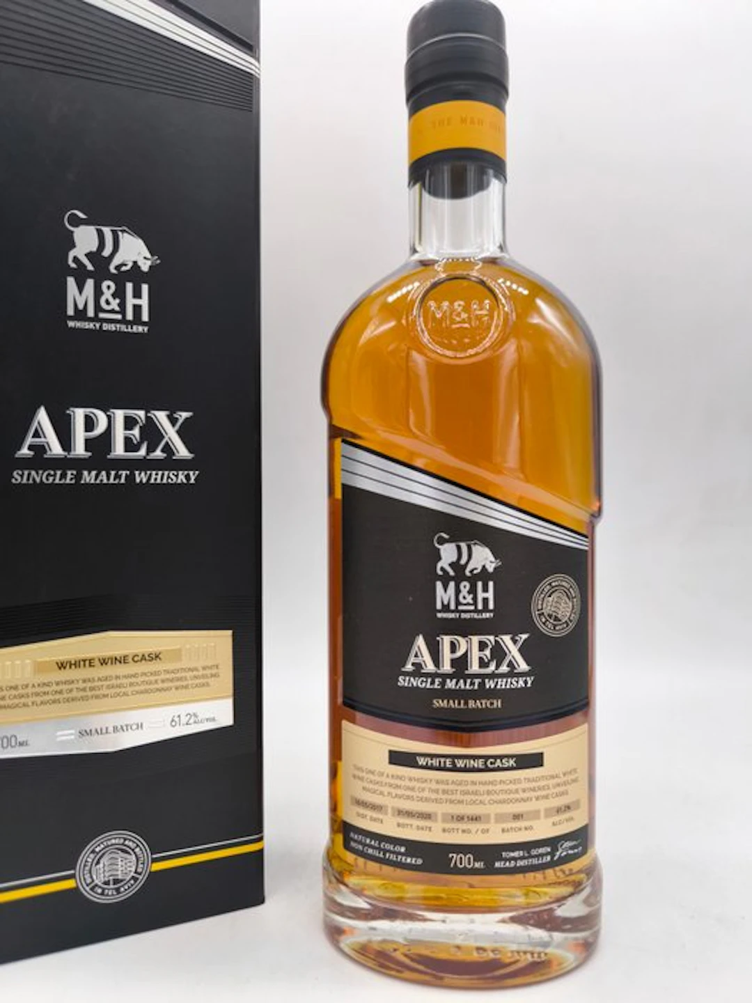 M&H 2017 Apex - White Wine Cask - Small Batch No. 1 - b. 2020 - 700ml