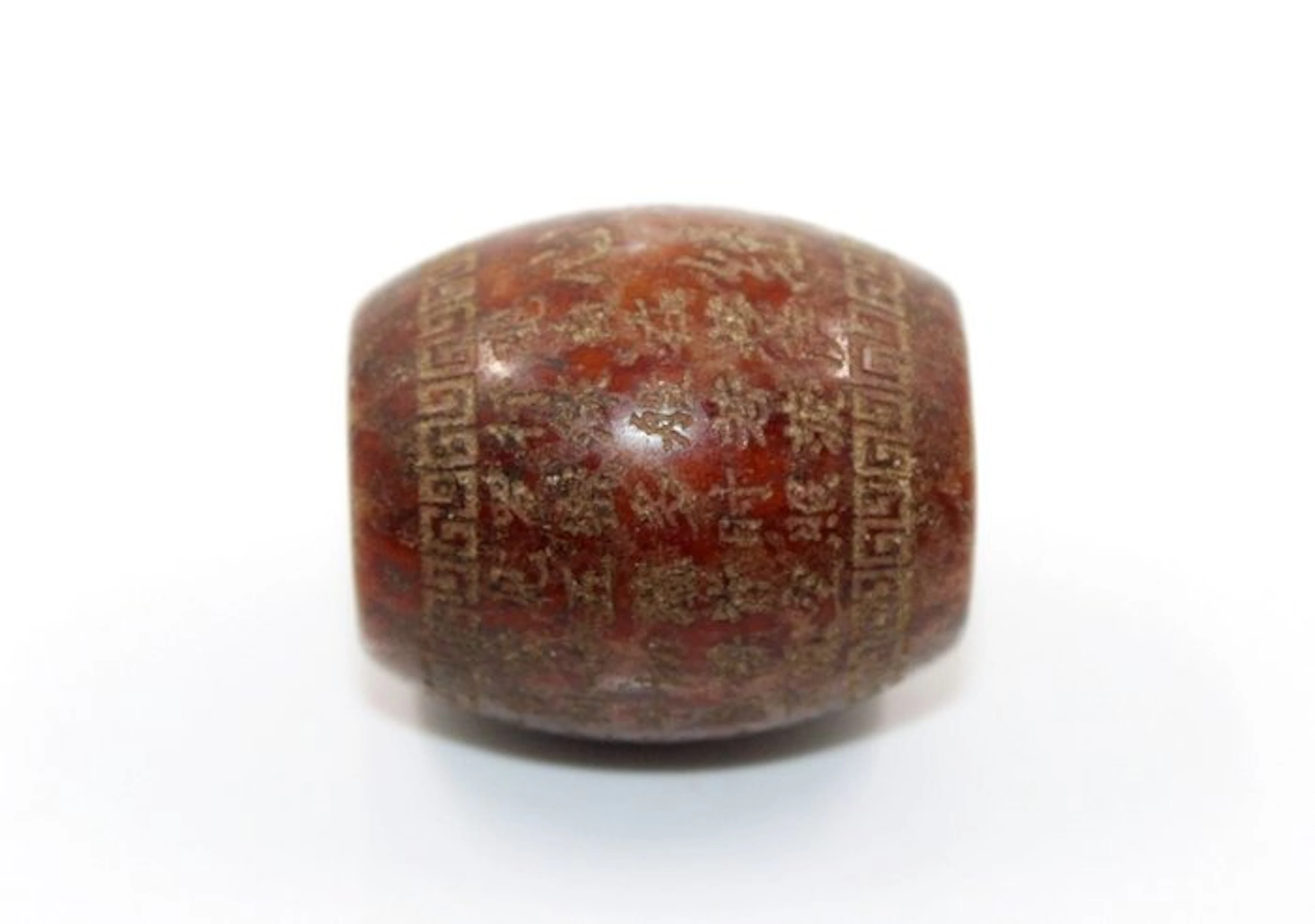 Rare Antique Buddhist Sacred Chinese handmade bead amulet...