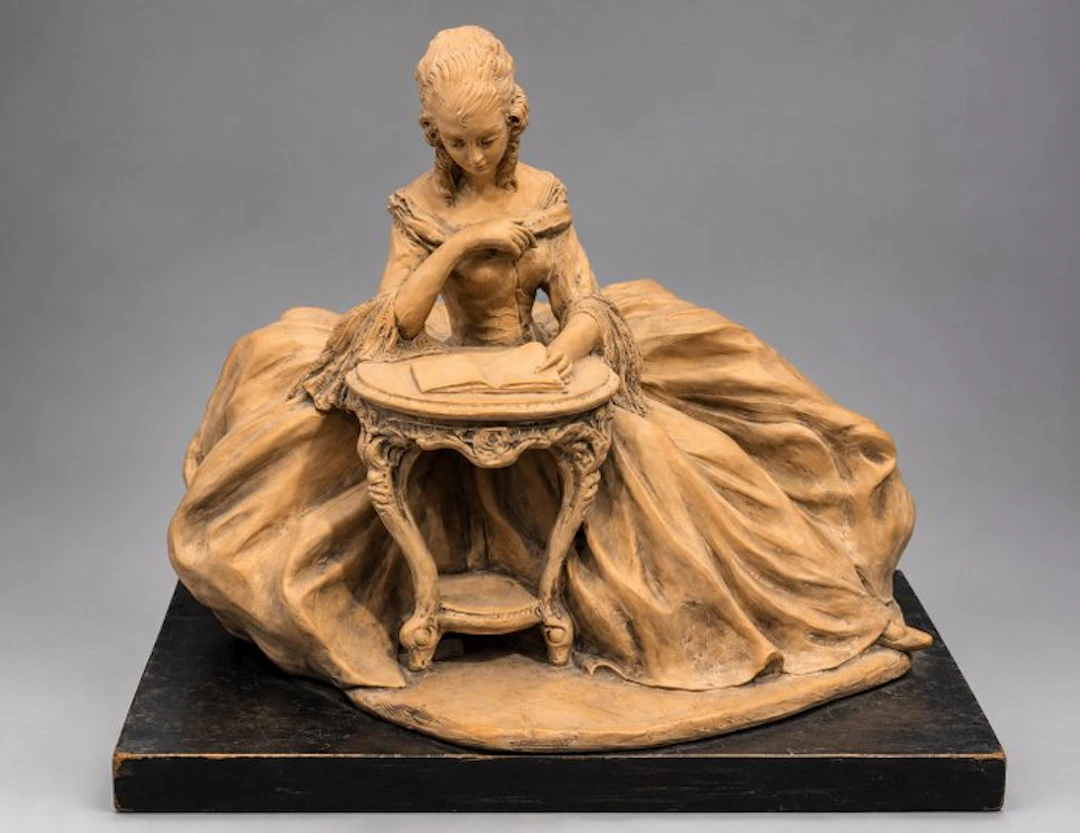 Tornati Bruno - Statuette, La lettrice - 30 cm - Terracotta