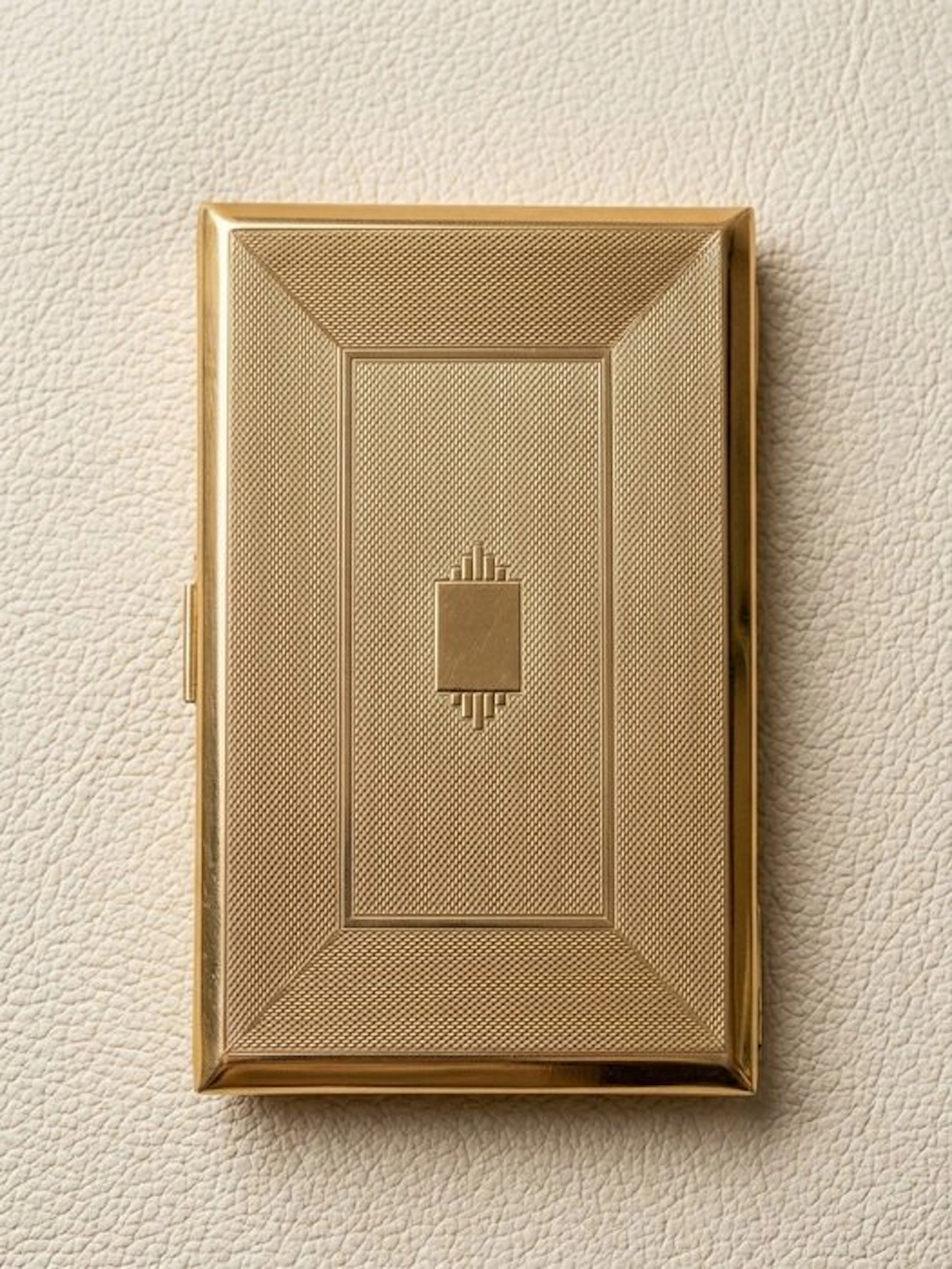 Grand Étui à Cigarettes STE-VEL – Style Art Déco – Angleterre