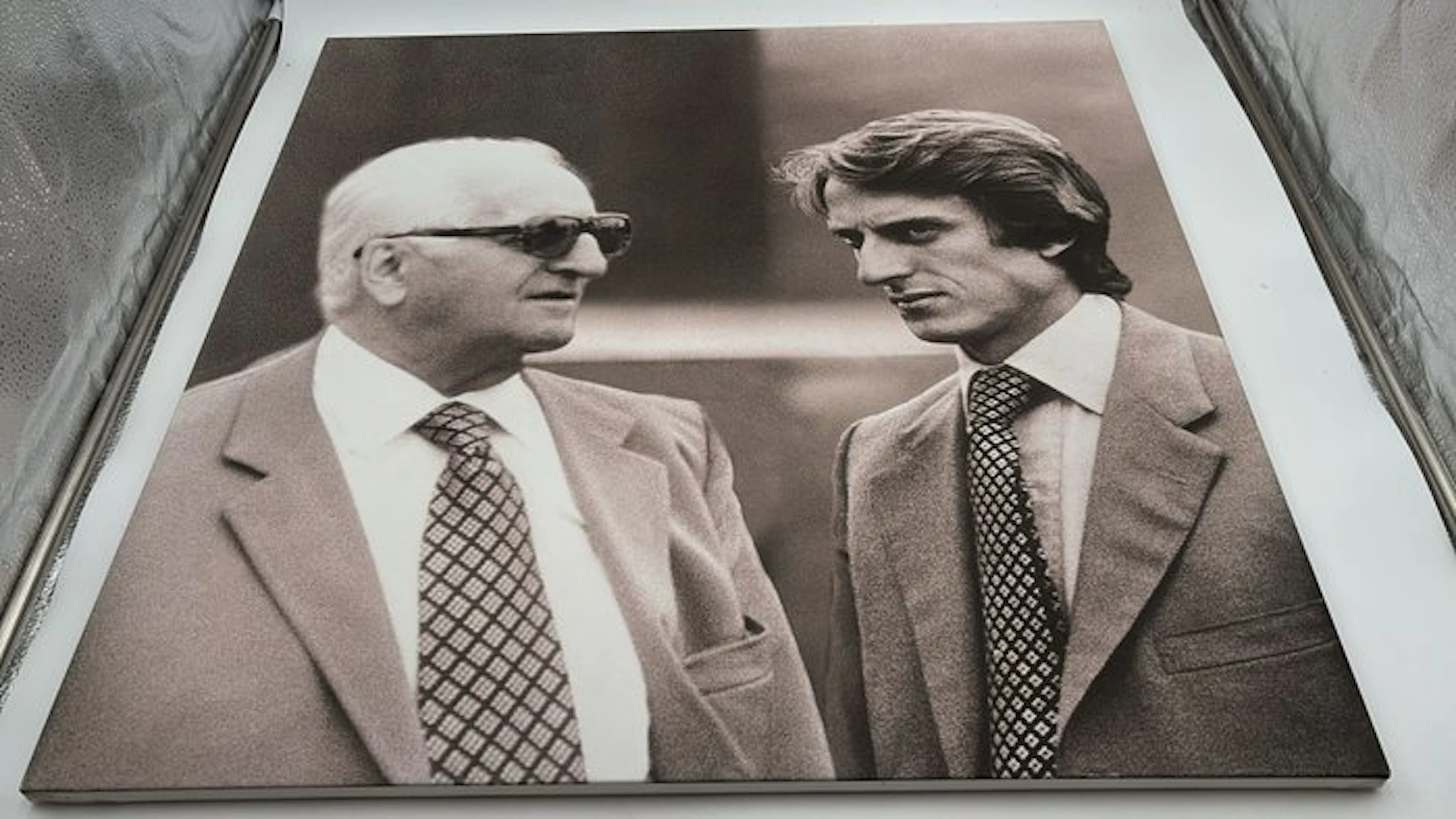 Artwork - Ferrari - NQG459 Quadro Enzo Ferrari con Luca C. Montezemolo