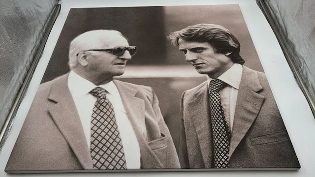 Artwork - Ferrari - NQG459 Quadro Enzo Ferrari con Luca C. Montezemolo