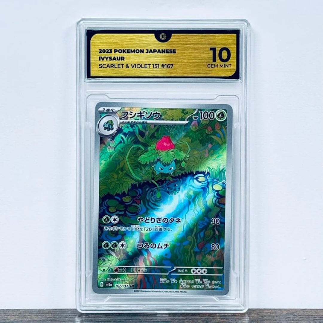 Pokémon Graded card - Ivysaur 167 – Pokémon - GG 10