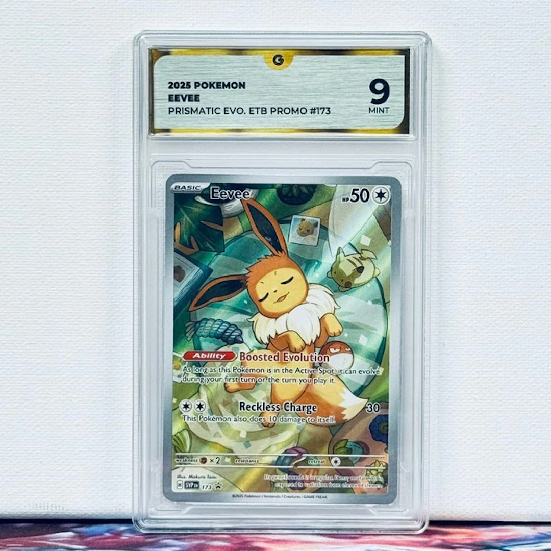 Pokémon Graded card - EEVEE #173 2025 POKEMON PRISMATIC EVO