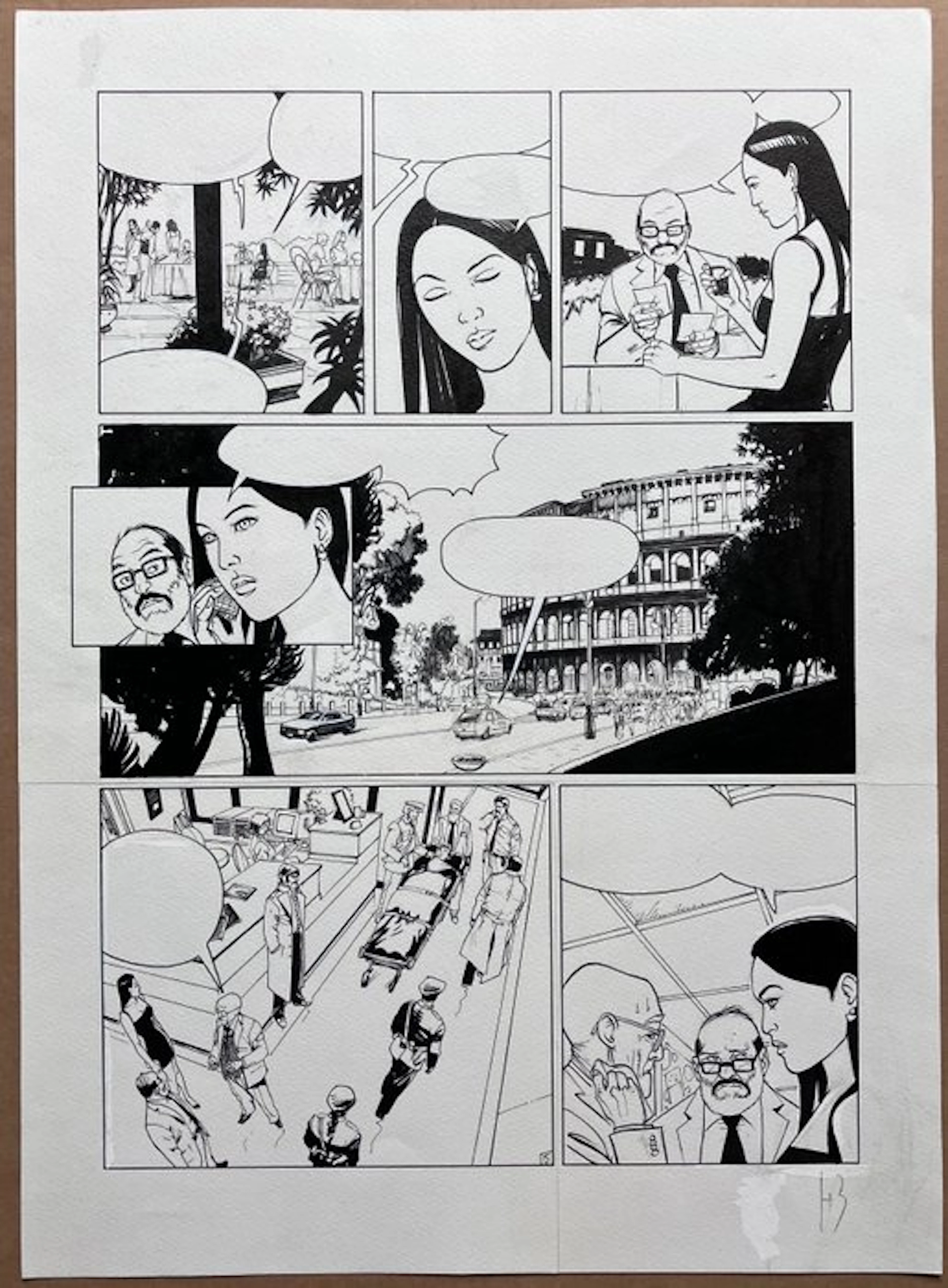 Reculé, Henri - 1 Original page - Cassio - Le Second coup - 2008