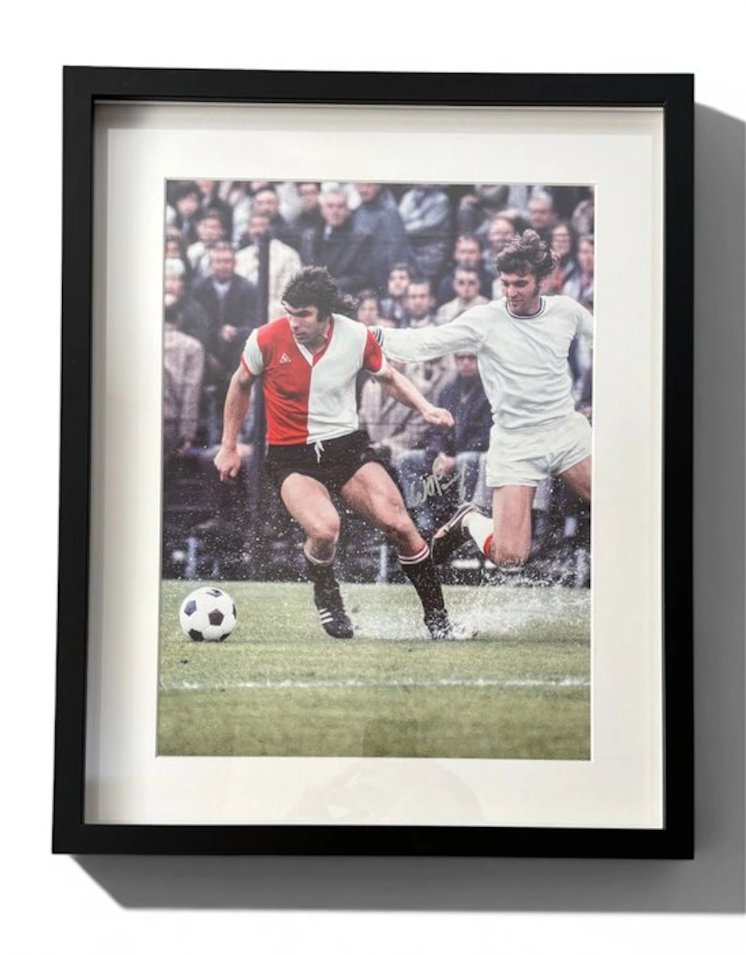 Gesigneerd - Feyenoord & Ajax - Willem van Hanegem & Ruud Krol