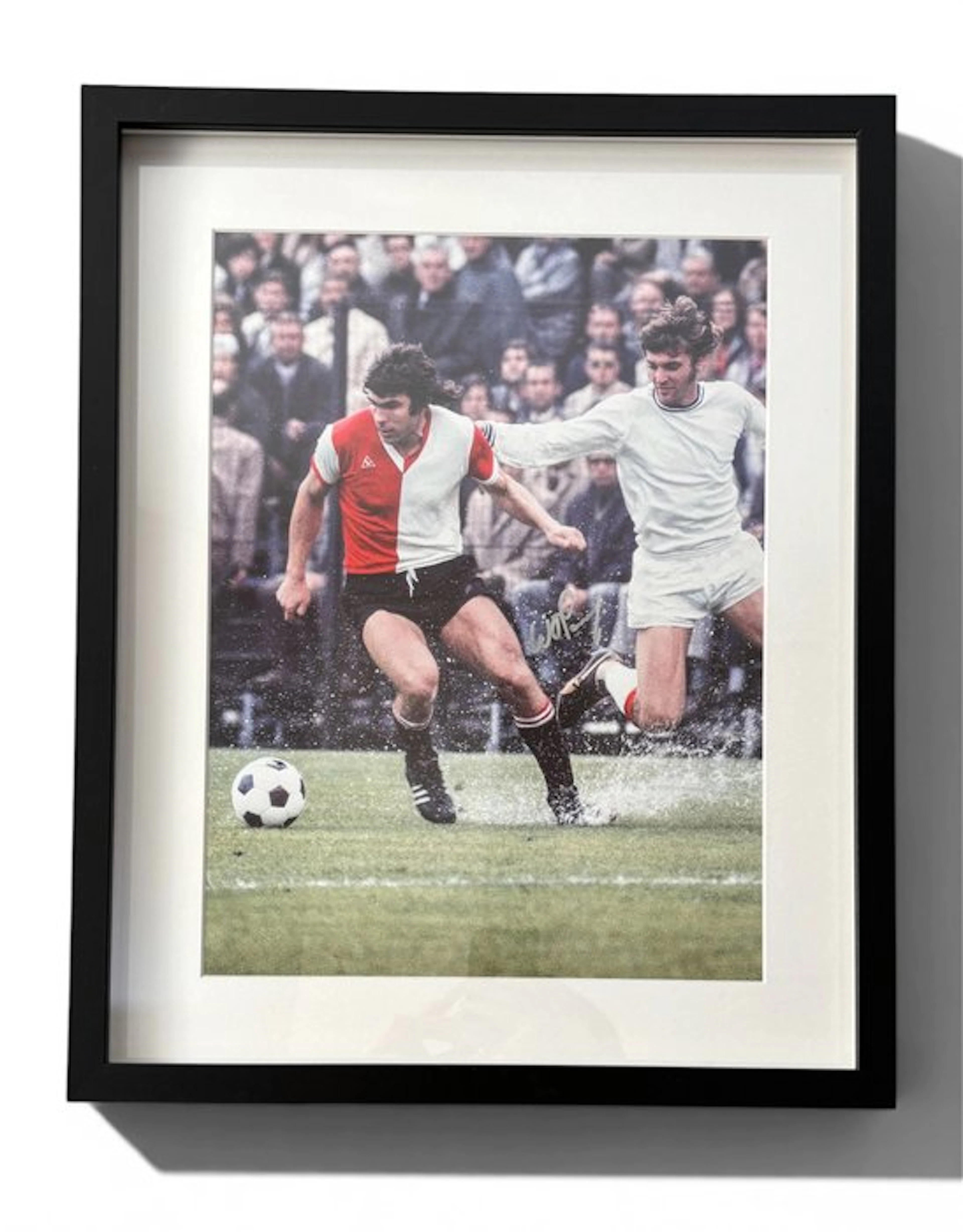 Gesigneerd - Feyenoord & Ajax - Willem van Hanegem & Ruud Krol