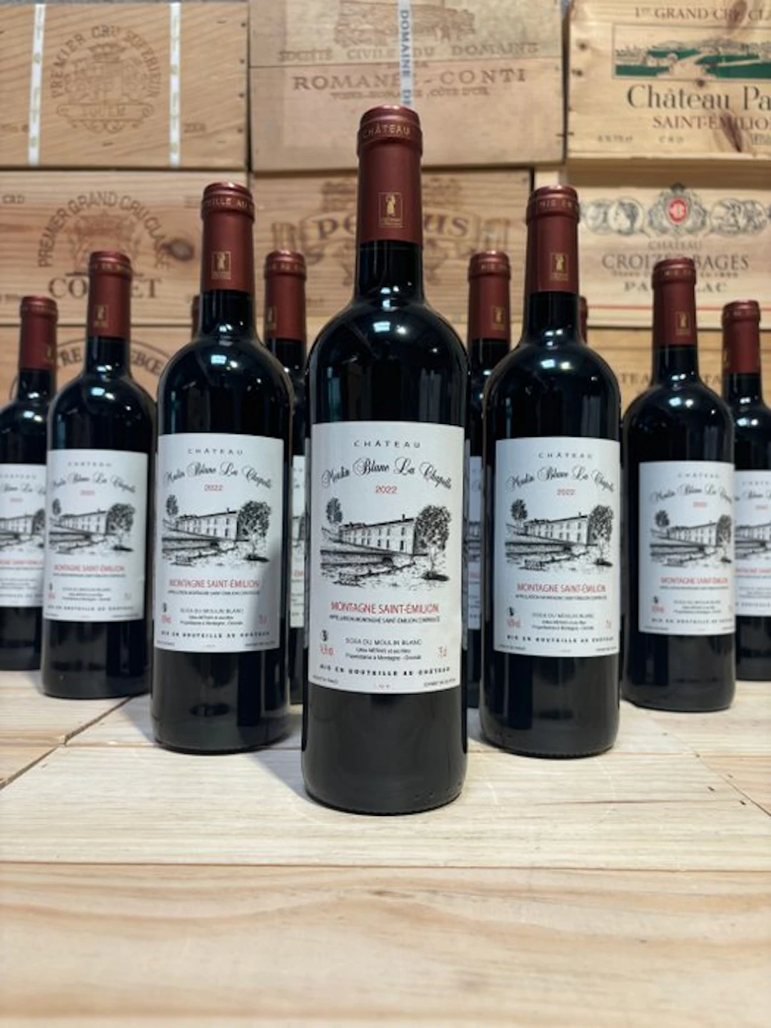 2022 Château Moulin blanc la Chapelle - Saint-Émilion - 12 Bottles (0.75L)