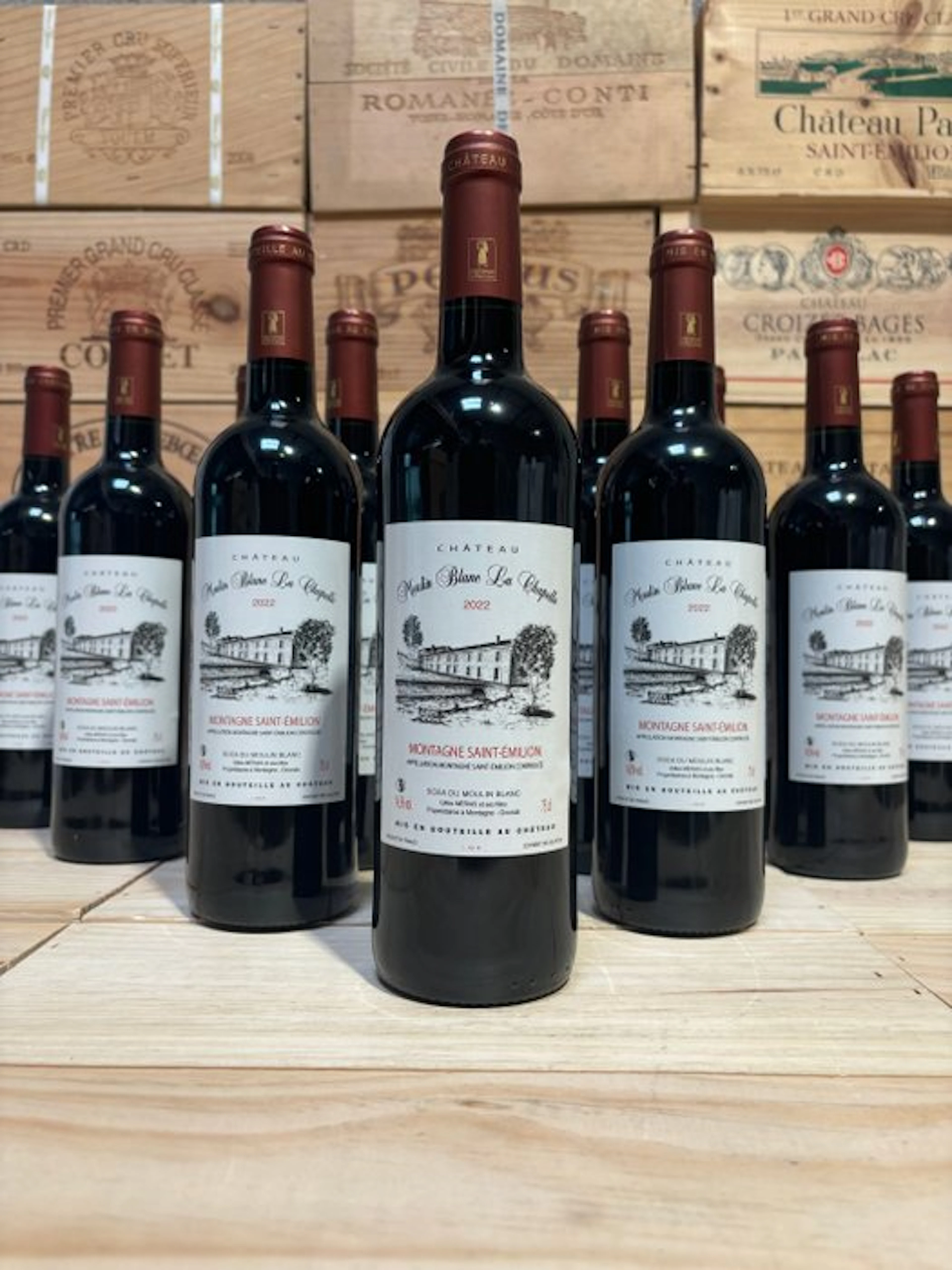 2022 Château Moulin blanc la Chapelle - Saint-Émilion - 12 Bottles (0.75L)