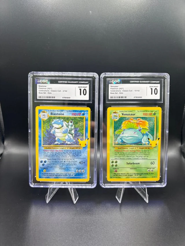 Pokémon - 2 Graded card - Blastoise