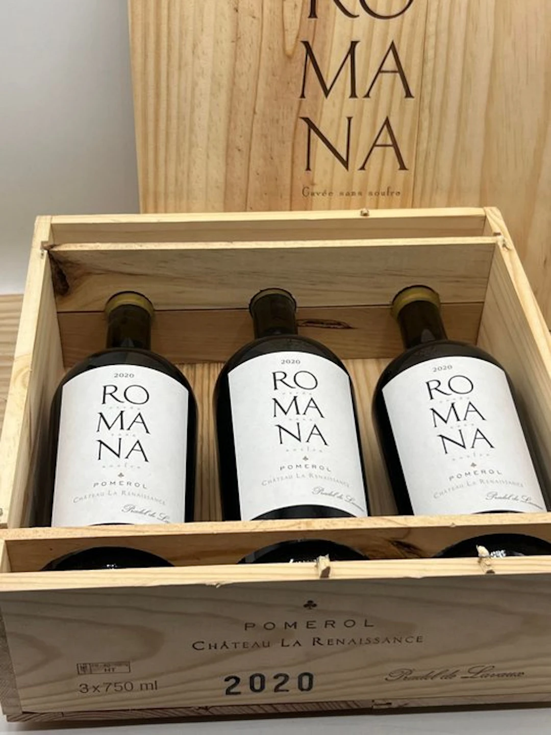 2020 Chateau La Renaissance 'Romana' - Pomerol - 3 Bottles (0.75L)