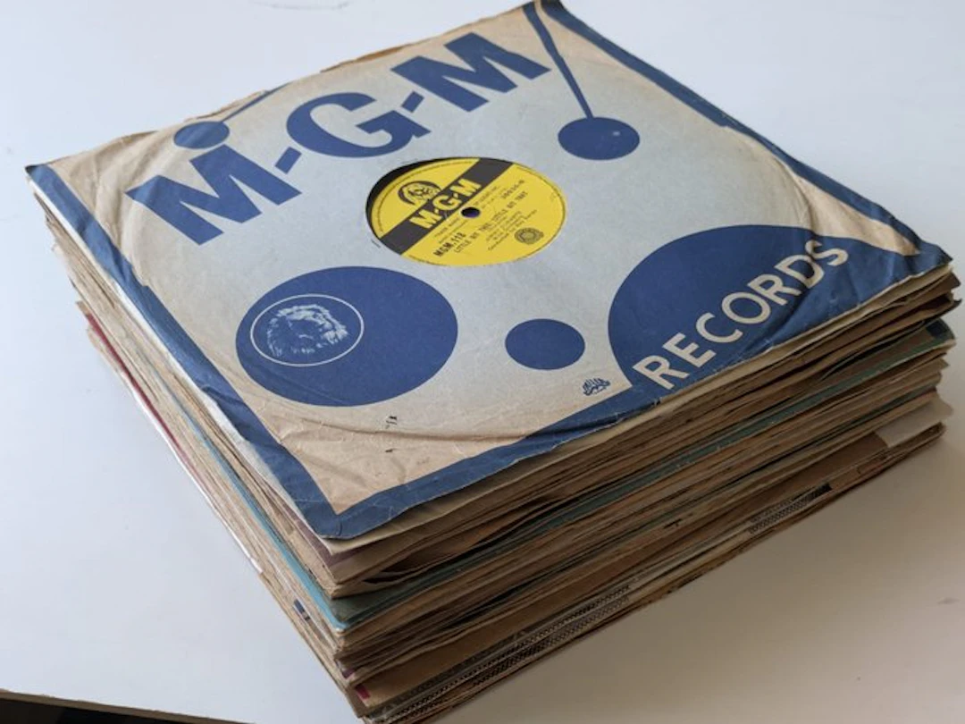 35 vintage 78-toerenplaten – Jazz