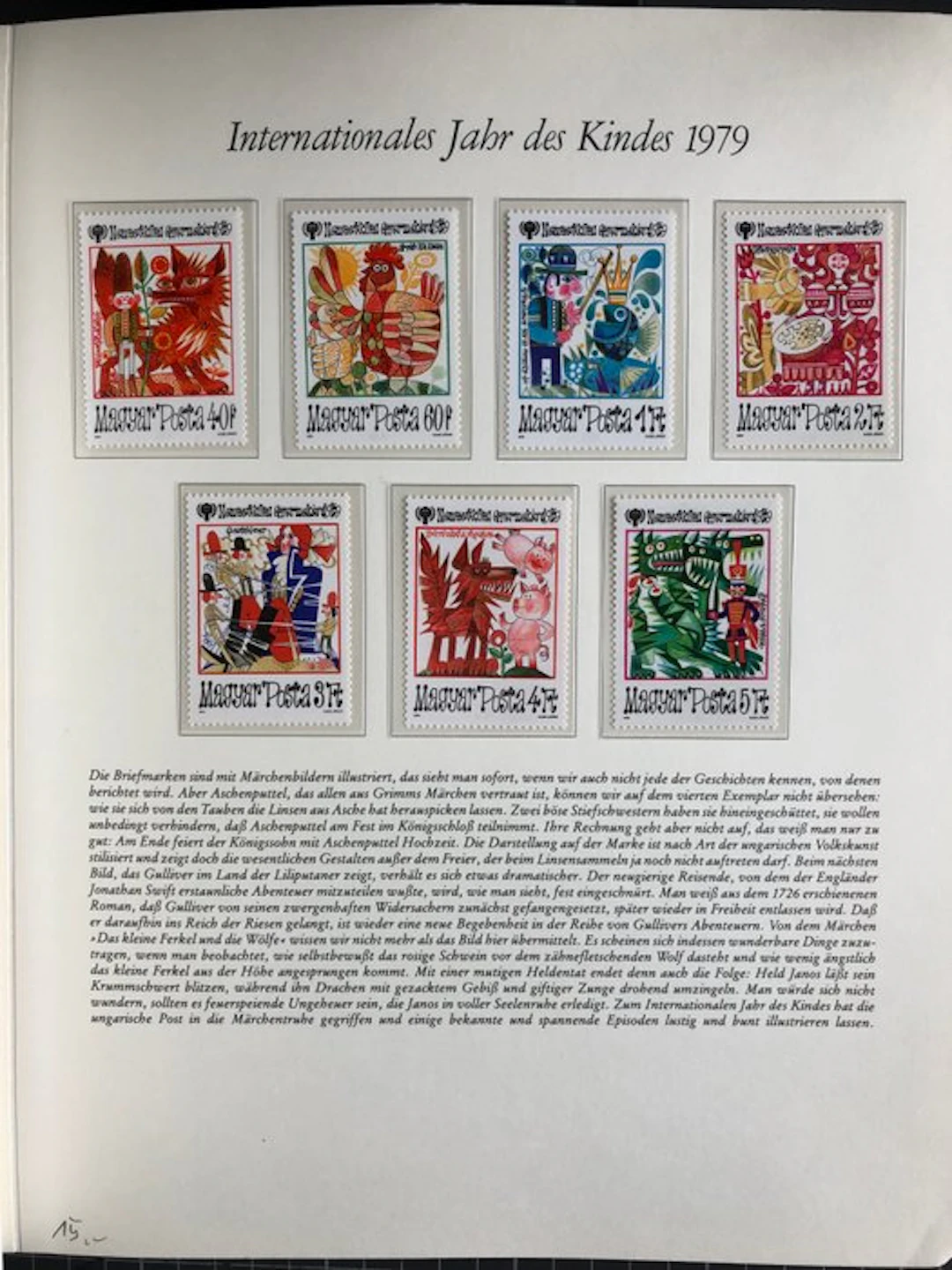 Motif collection 'Year of the Child' - 1979 - Nice mint...