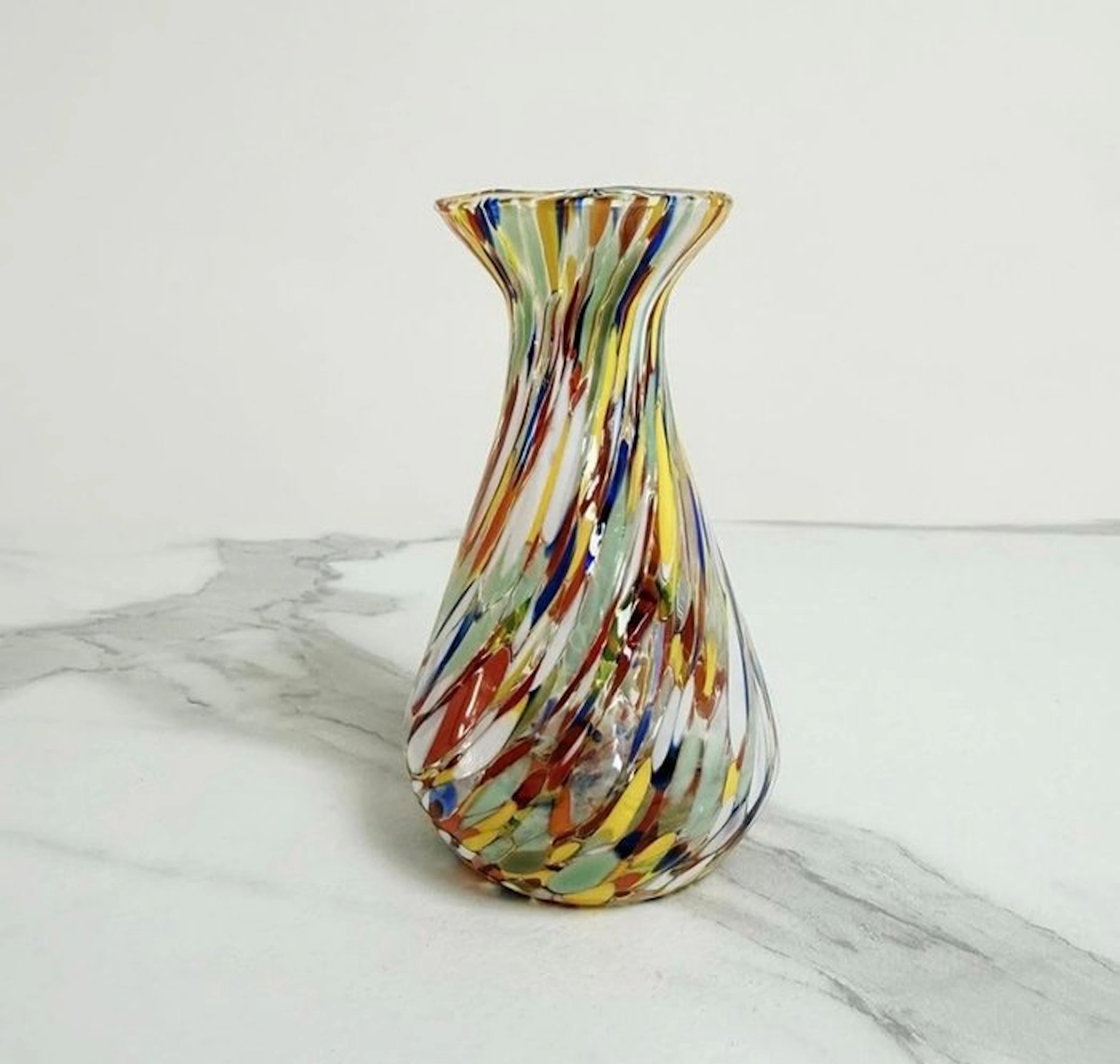 Vase - Hand-blown glass. - Made in Italy