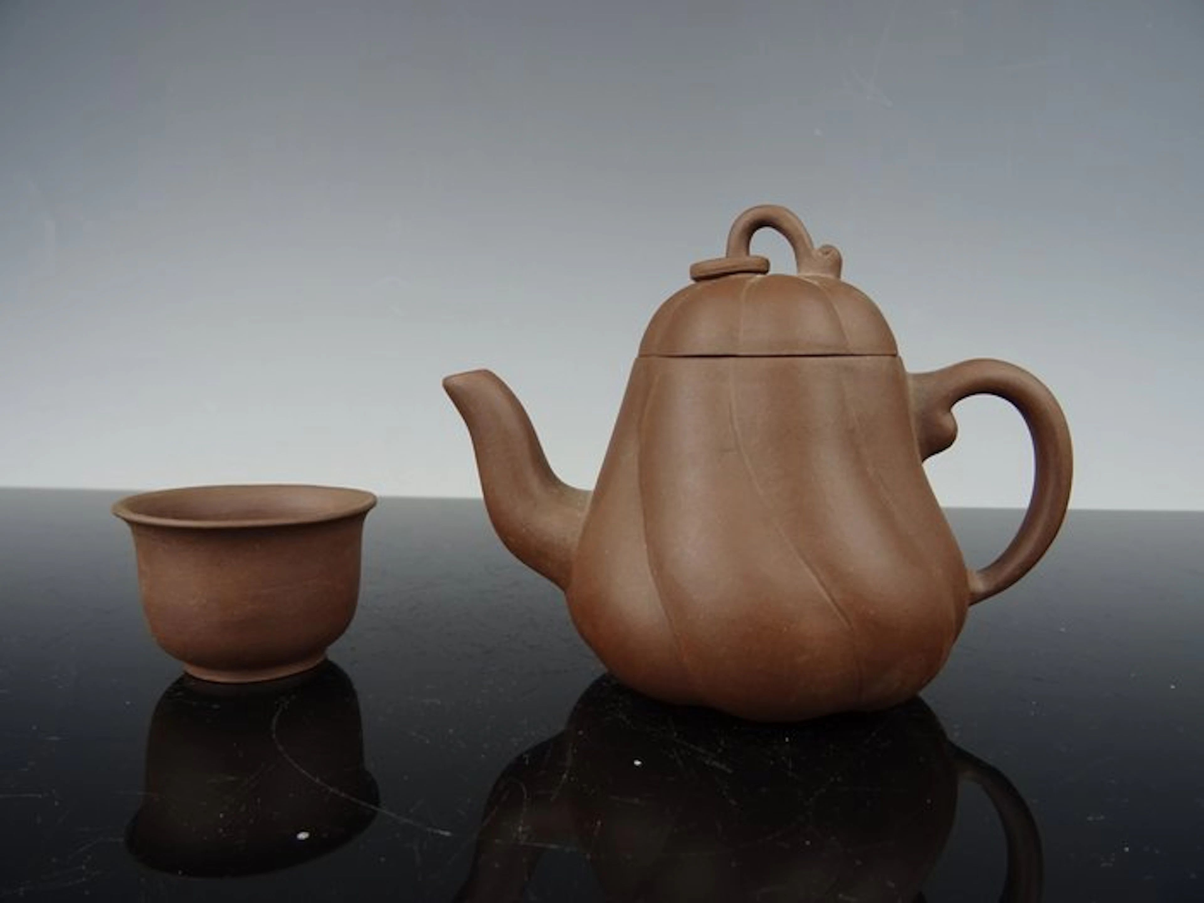 Teapot - Yixing clay - Teapot and Cup