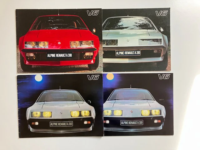 ALPINE-RENAULT A310 V6 - Brochure - 1976-79