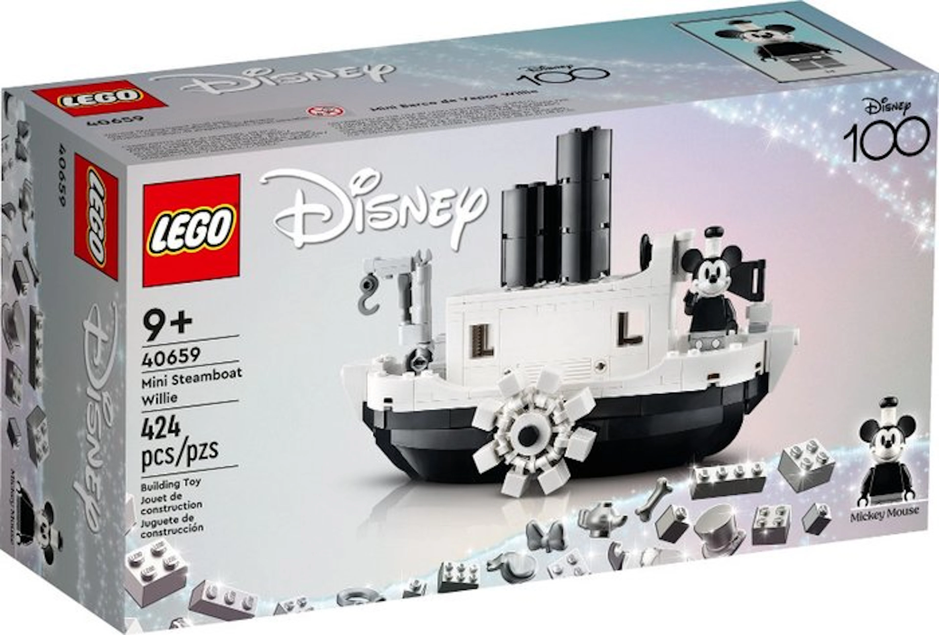 LEGO Set - 40659 - Disney - Mini Steamboat Willie