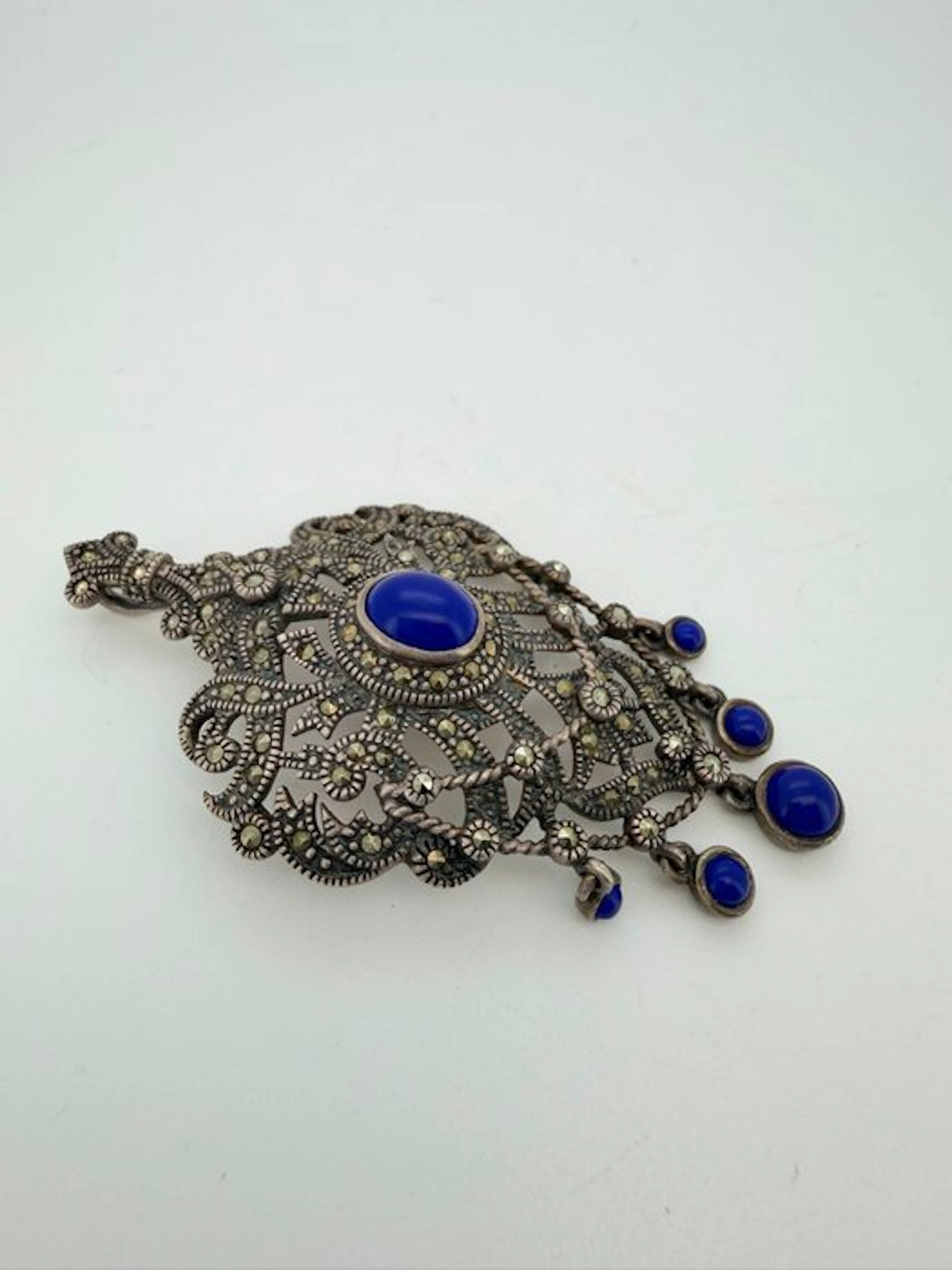 No reserve price - Pendant Silver Lapis lazuli