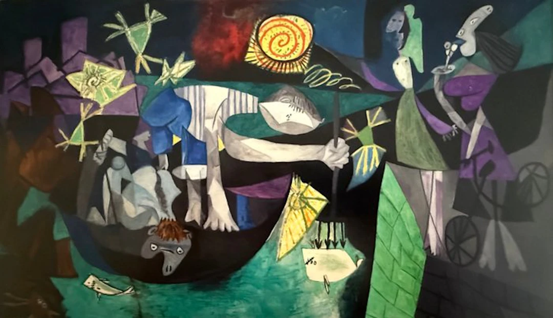 Pablo Picasso (1881-1973) - “Pêche de nuit à Antibes, 1939”.