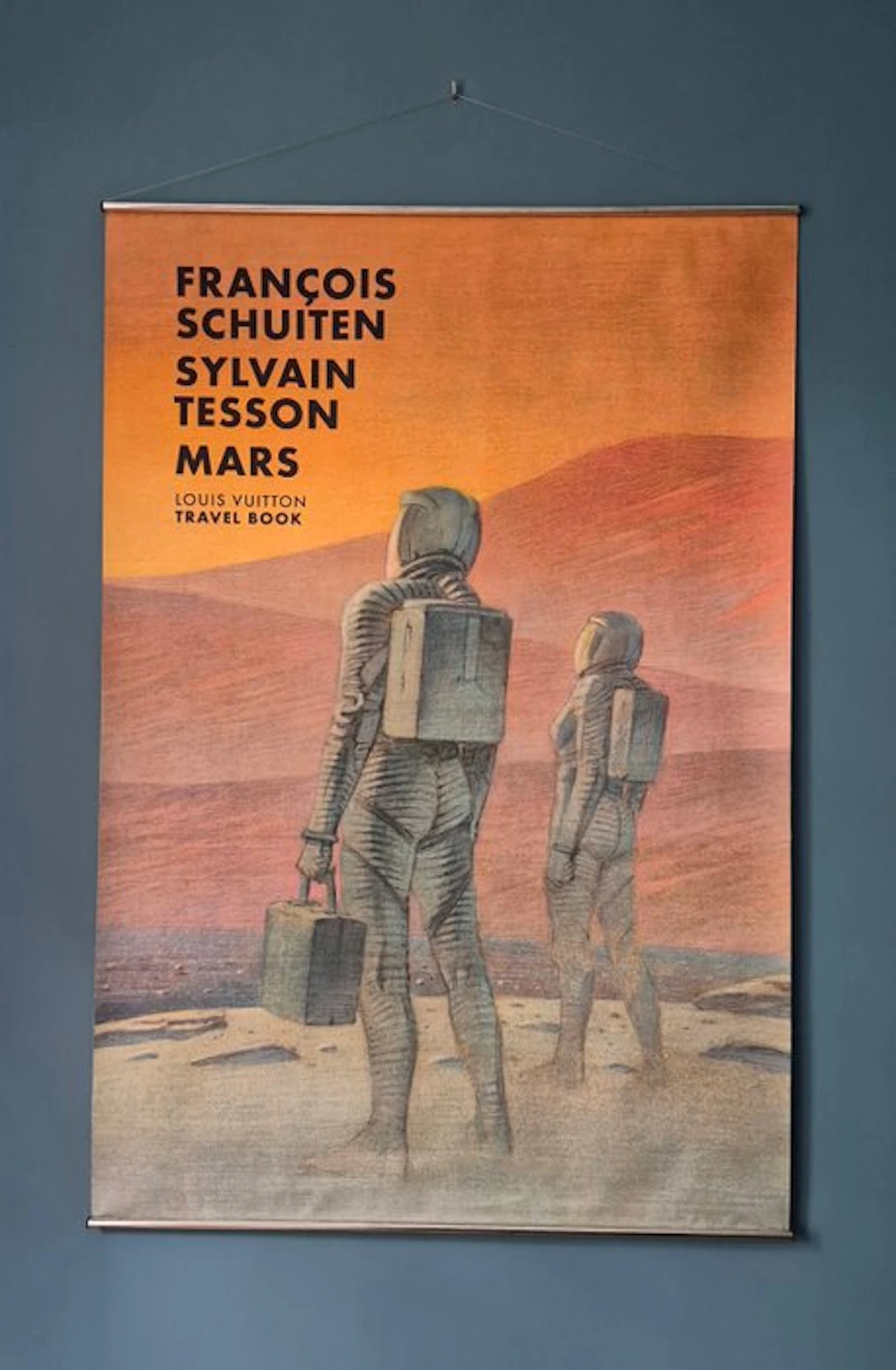 François Schuiten - Mars Travel Book Louis Vuitton - Affiche sur toile