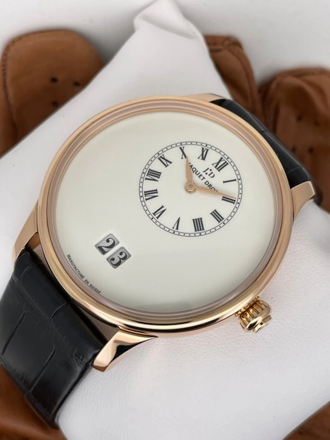 Jaquet-Droz - Grande Date Petite Minute 18K Redgold...