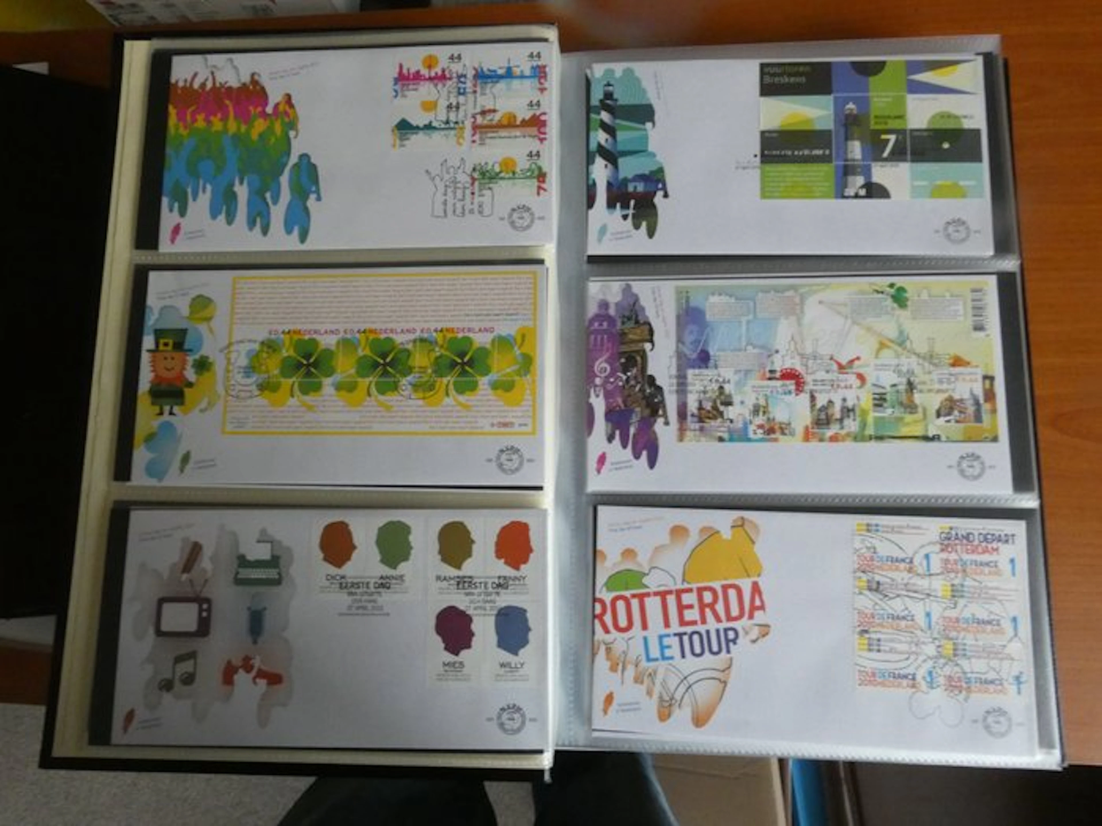 Netherlands 2010/2013 - Collection of 4 years' worth of FDCs in an
